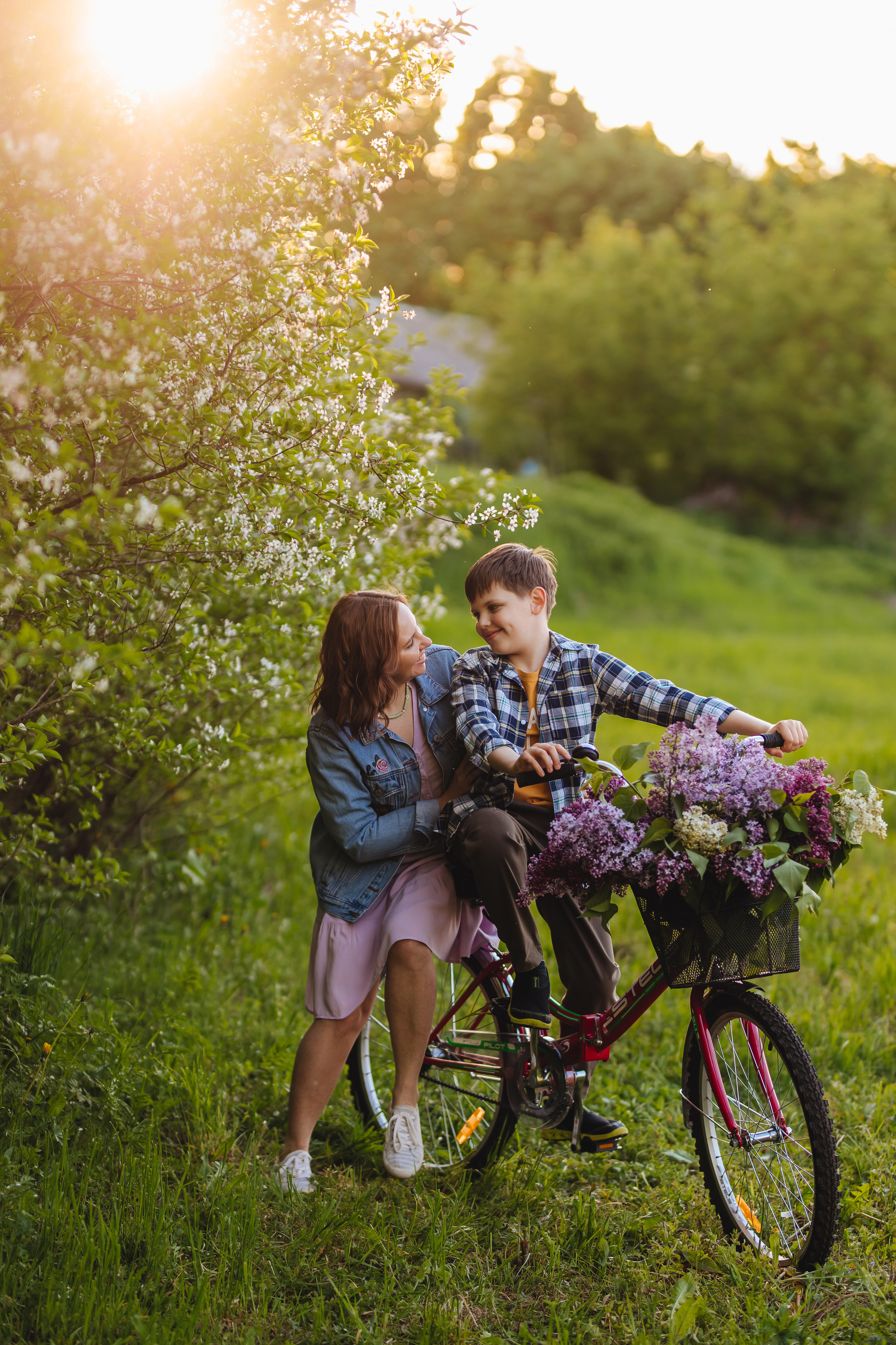 На закате в деревне. Свадебный и семейный фотограф в Туле и области Маша Костина