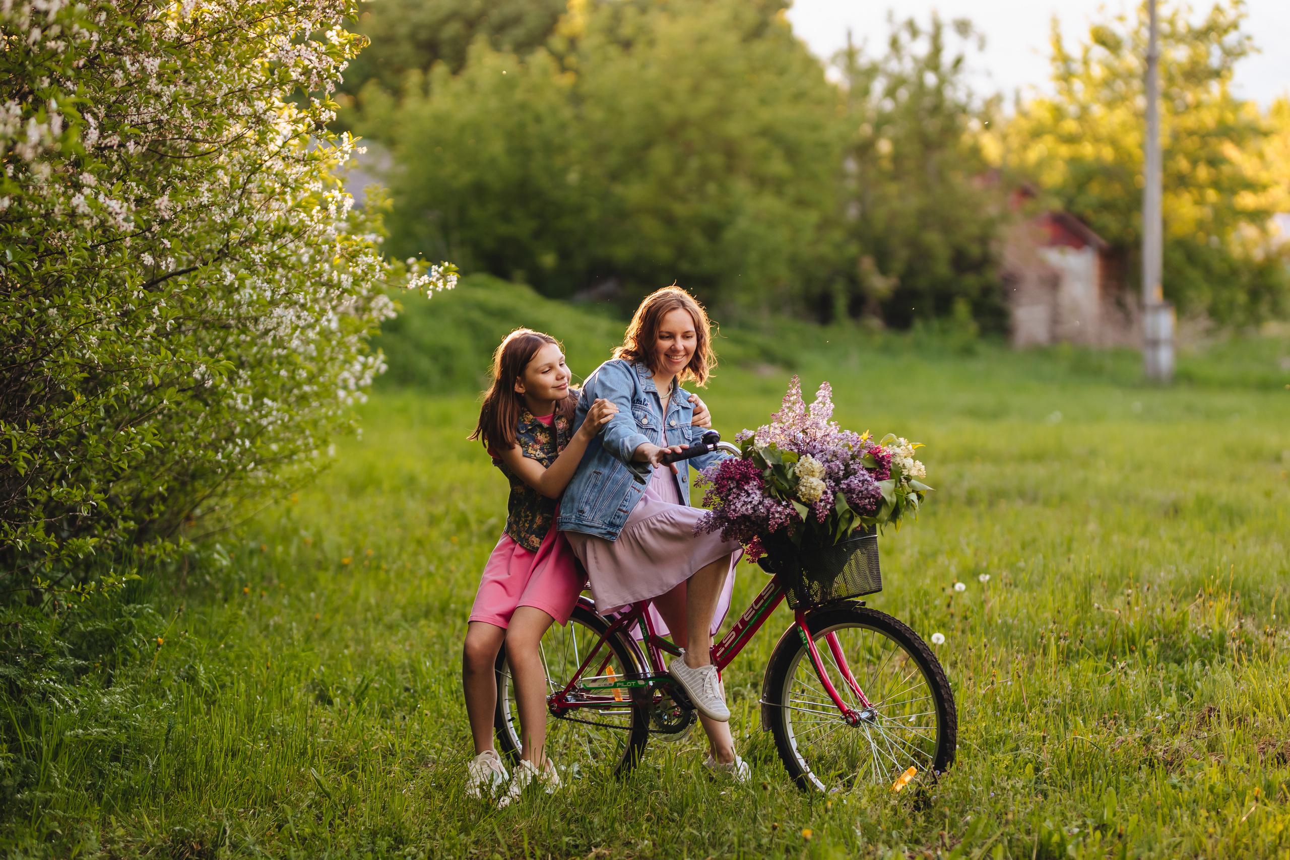 На закате в деревне. Свадебный и семейный фотограф в Туле и области Маша Костина