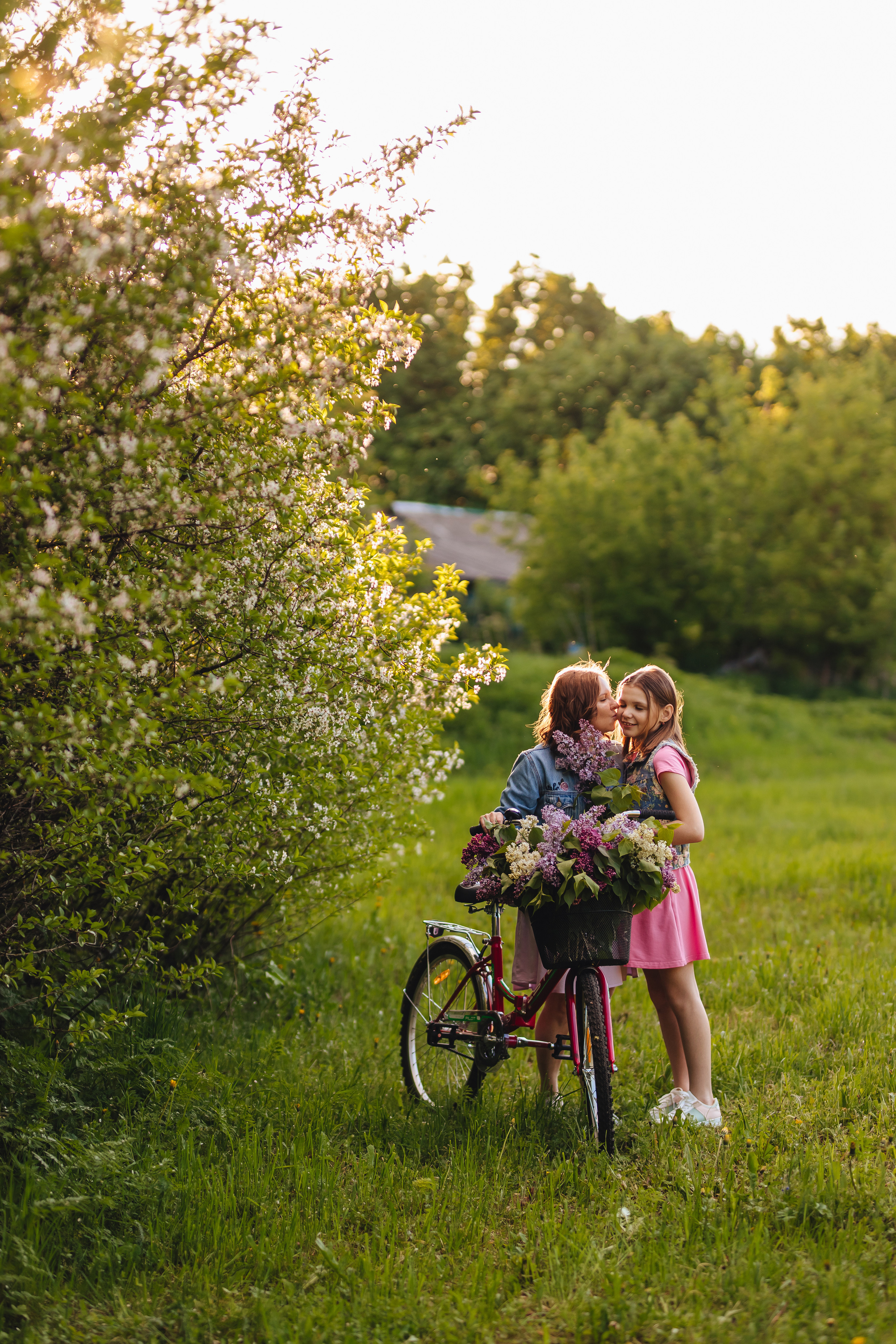 На закате в деревне. Свадебный и семейный фотограф в Туле и области Маша Костина