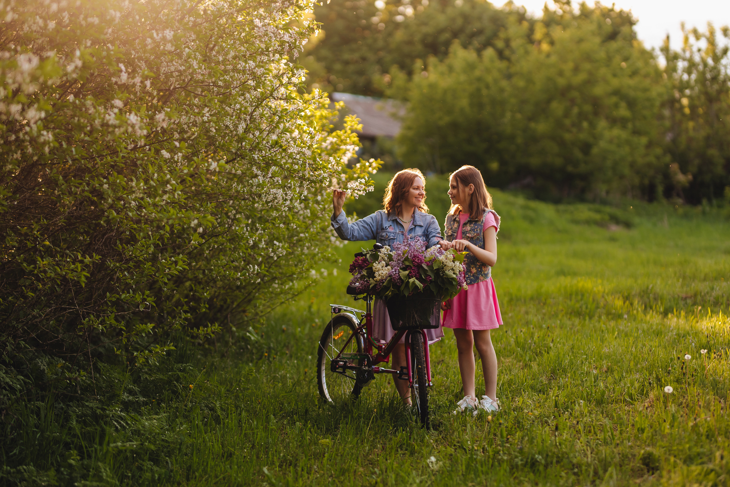 На закате в деревне. Свадебный и семейный фотограф в Туле и области Маша Костина