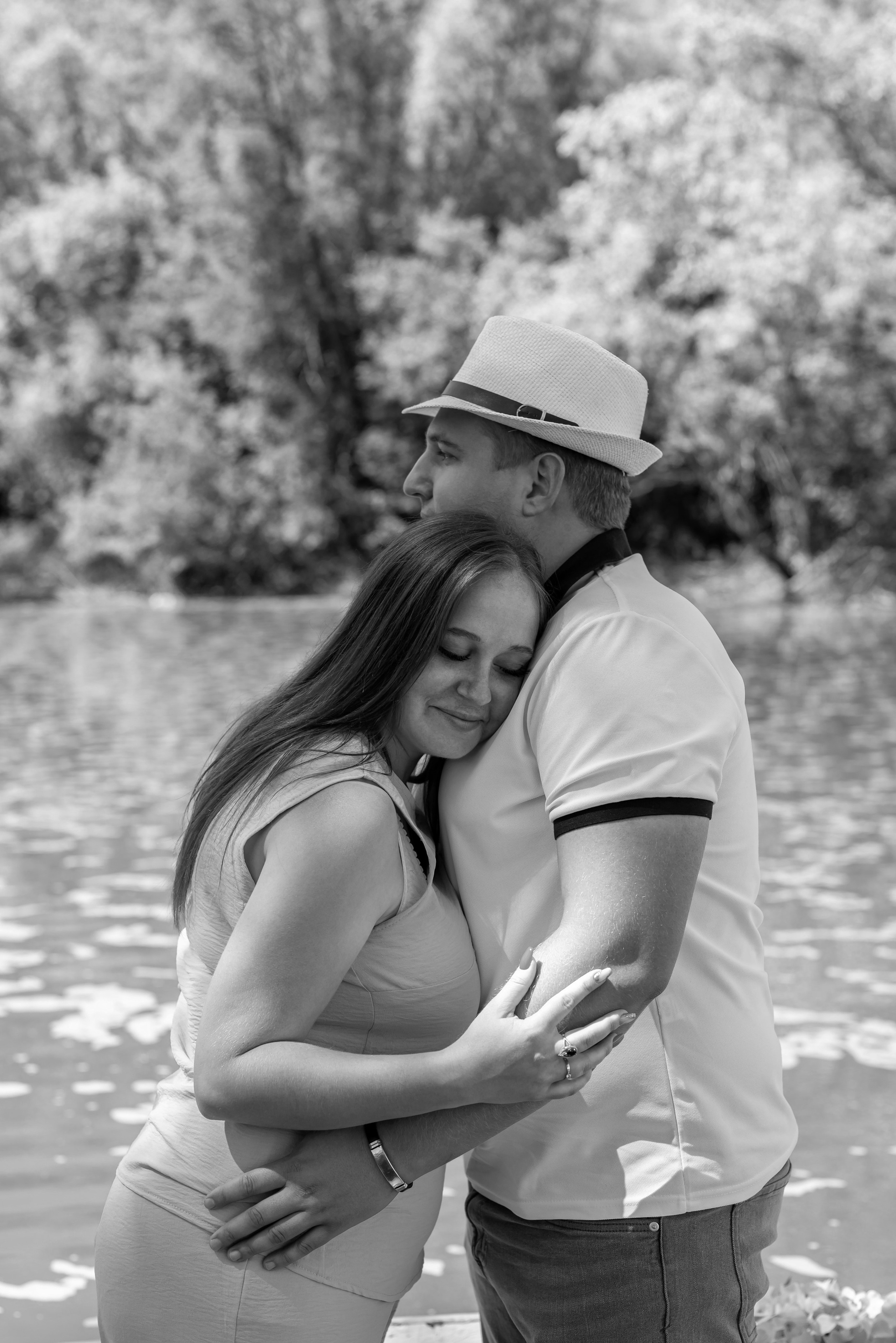 Фотопроект на лодке с голубыми гортензиями. Фотограф в городе Салават