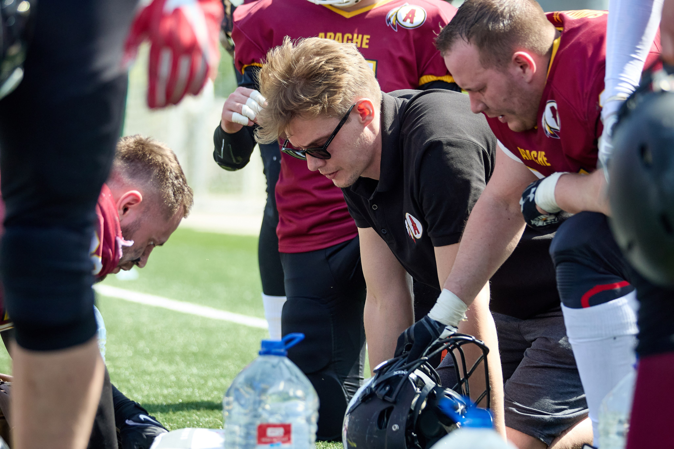 Американский футбол. Матч Чемпионата России. Светлана Родионова — фотограф спортивный и не только