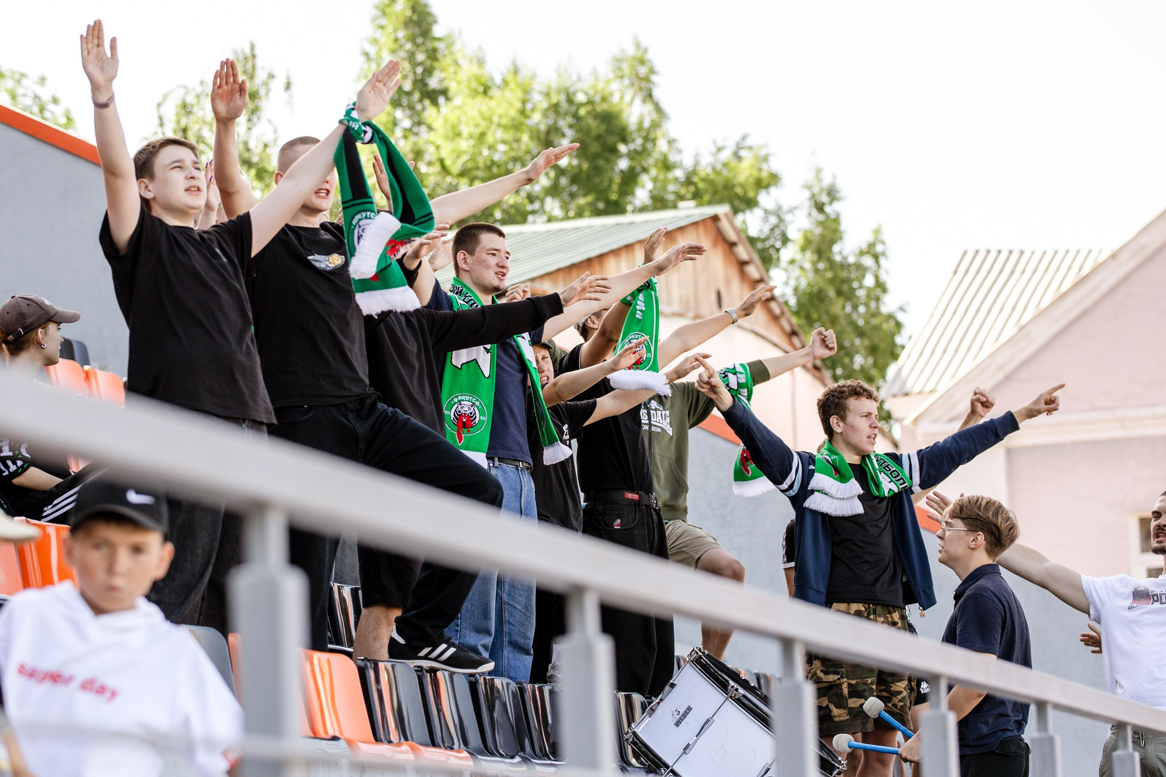 Первенство России по футболу LEON-Вторая лига Б | ФК Иркутск — Чертаново (Москва) | 24.08.25. Фотограф в Иркутске Евгения Айвазова