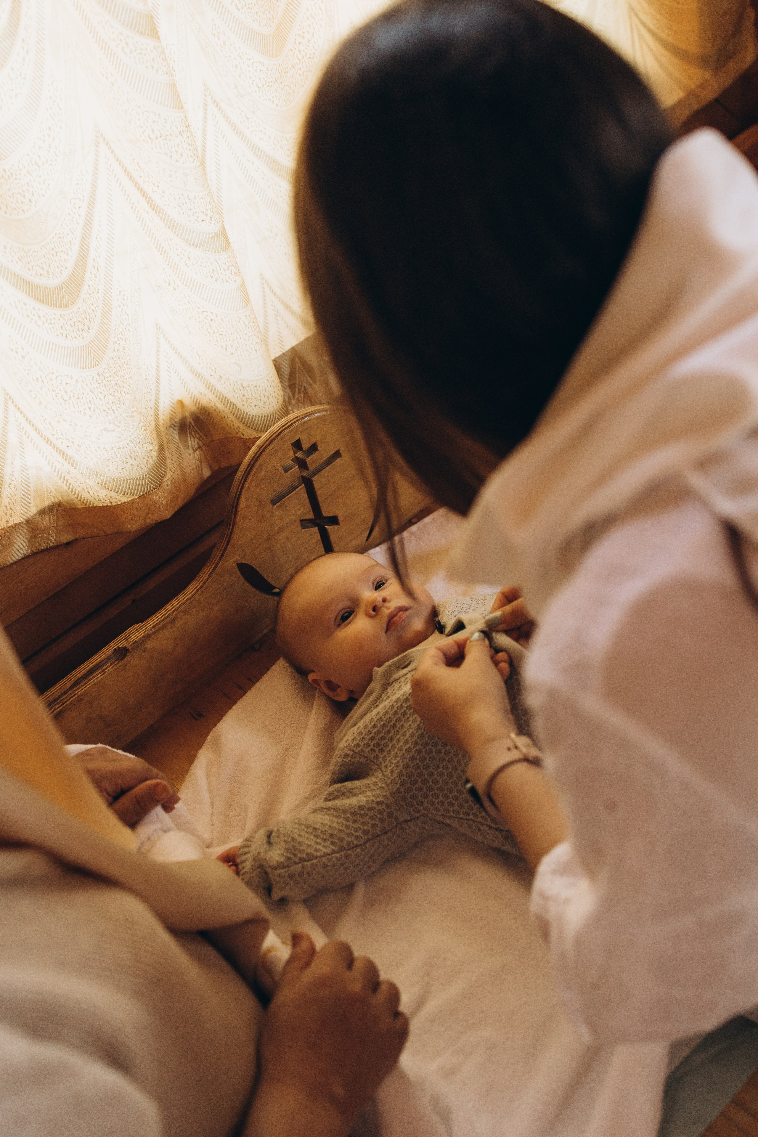 Крещение Егора. Семейный фотограф в Москве Виктория Ястребинская