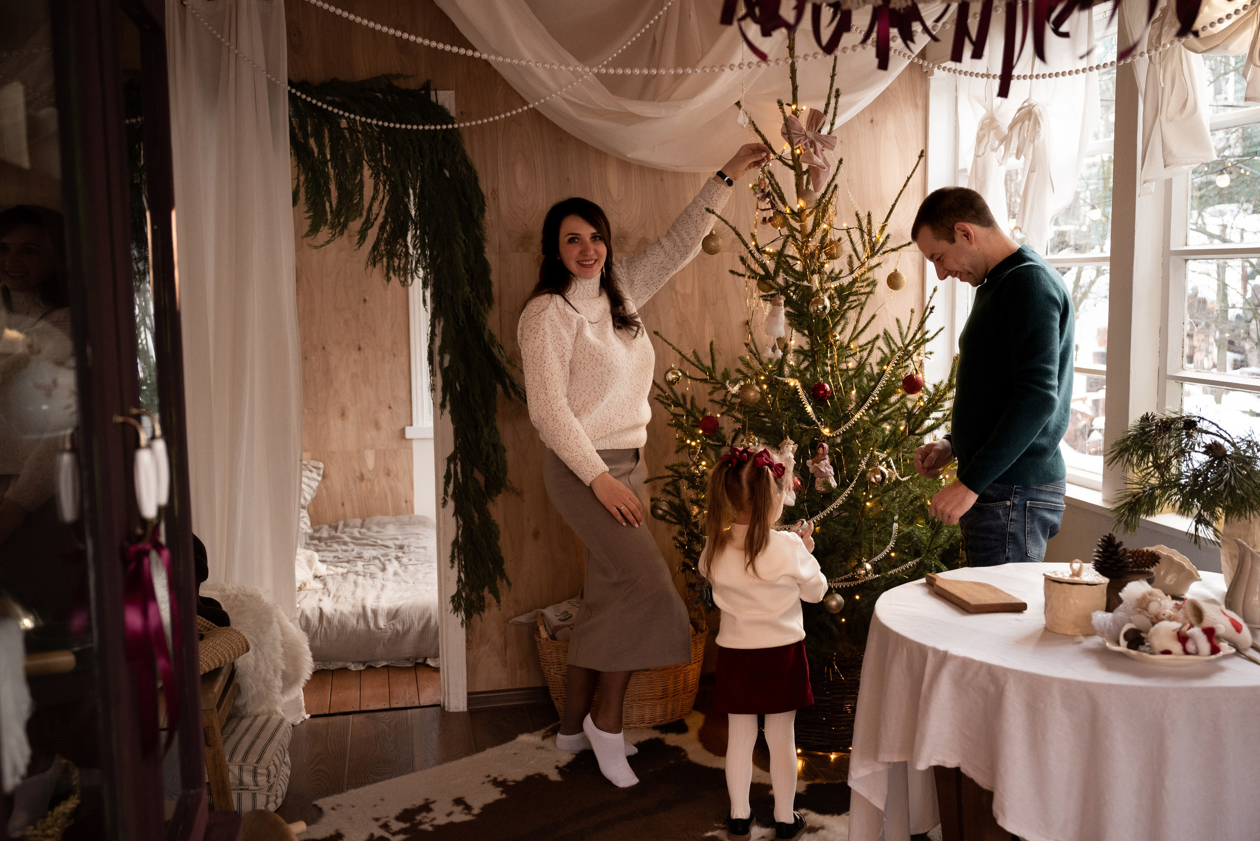 НОВОГОДНЯЯ СЕРИЯ в студии GREEN DACHA. Фотограф Ксения Огородова портфолио