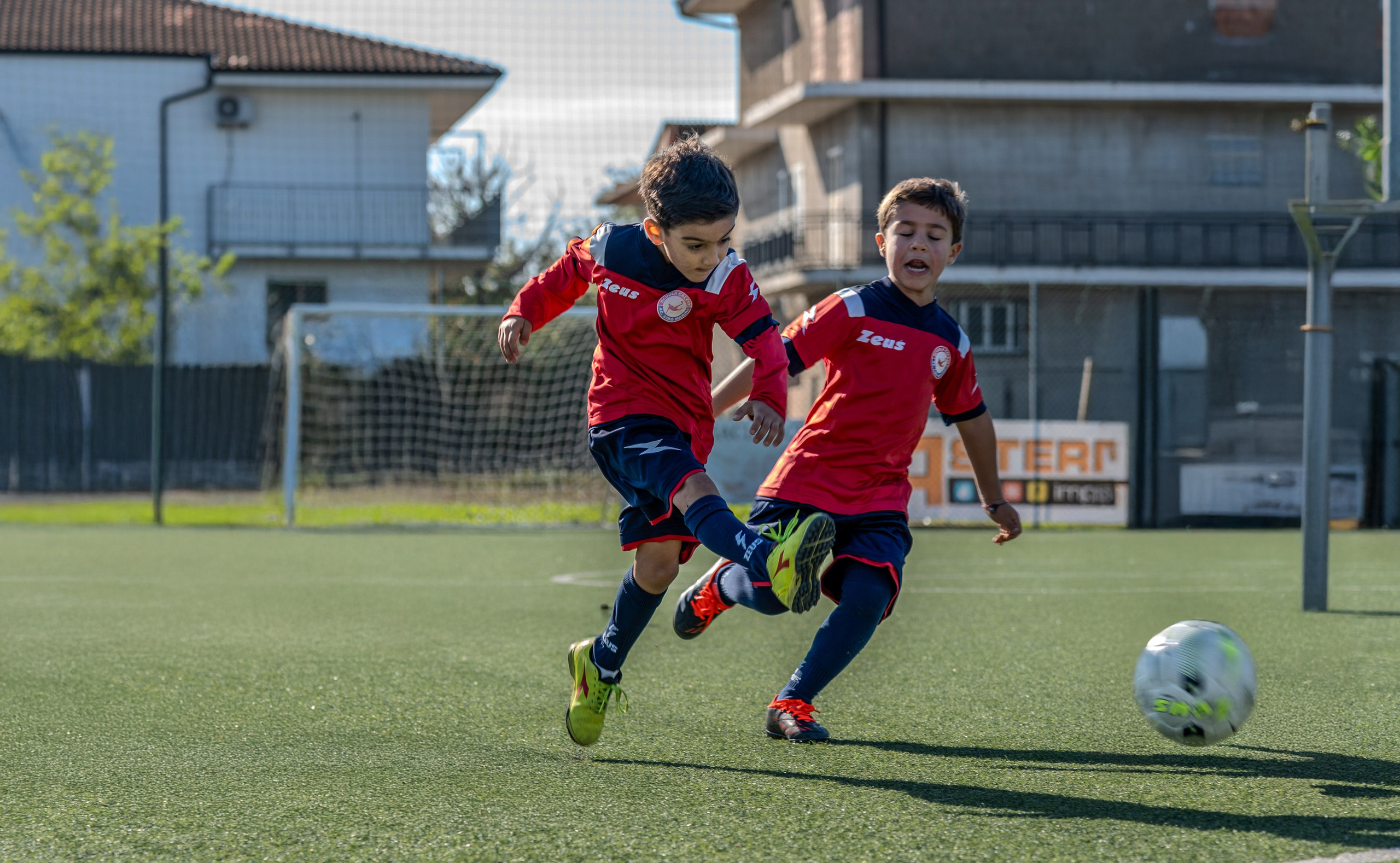 Сьемка маленьких футболистов в Италии. Портретный фотограф в Москве Фарид Леонов