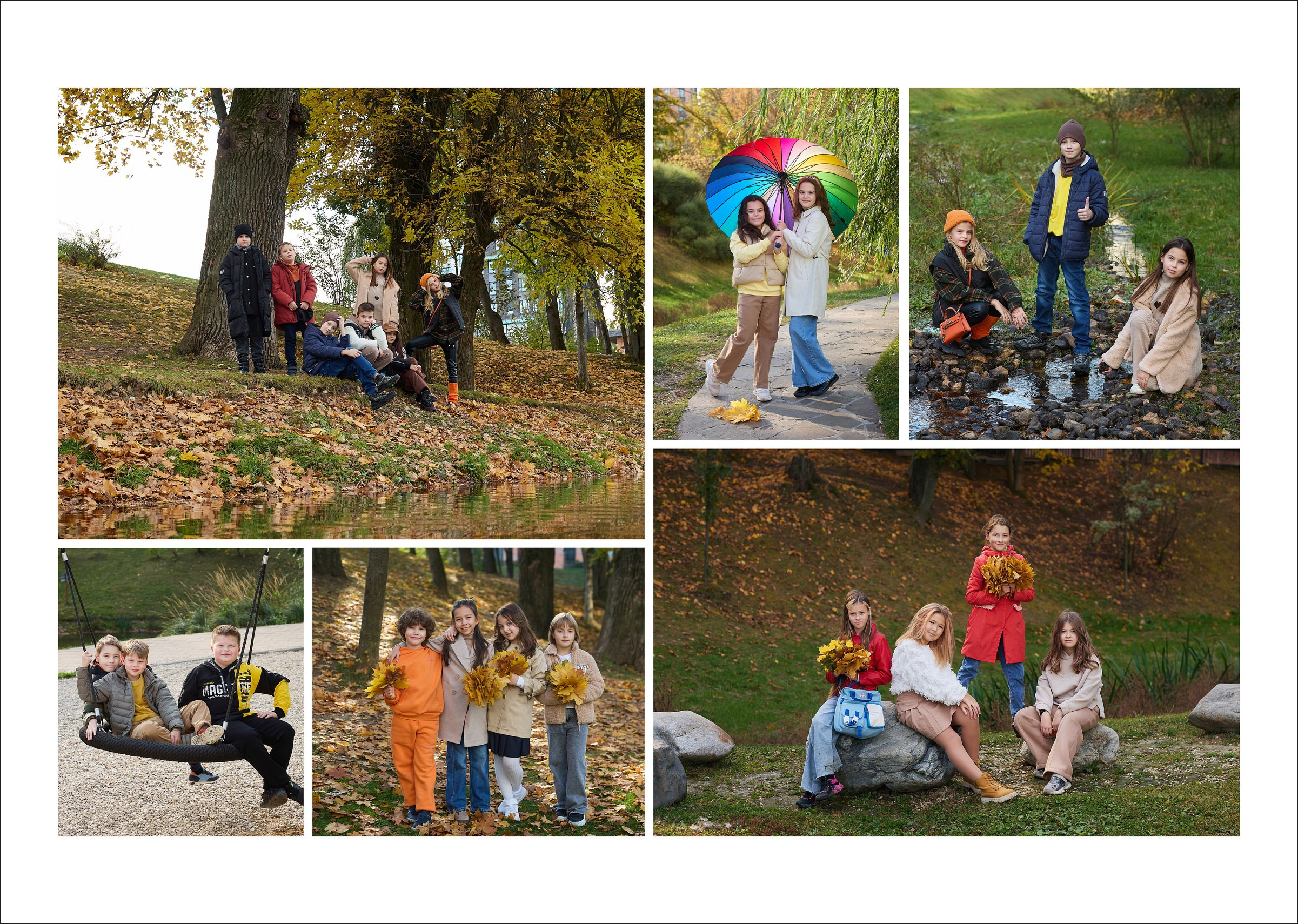 Большой выпускной альбом для дружного класса. Школьный фотограф Сергей Беликов