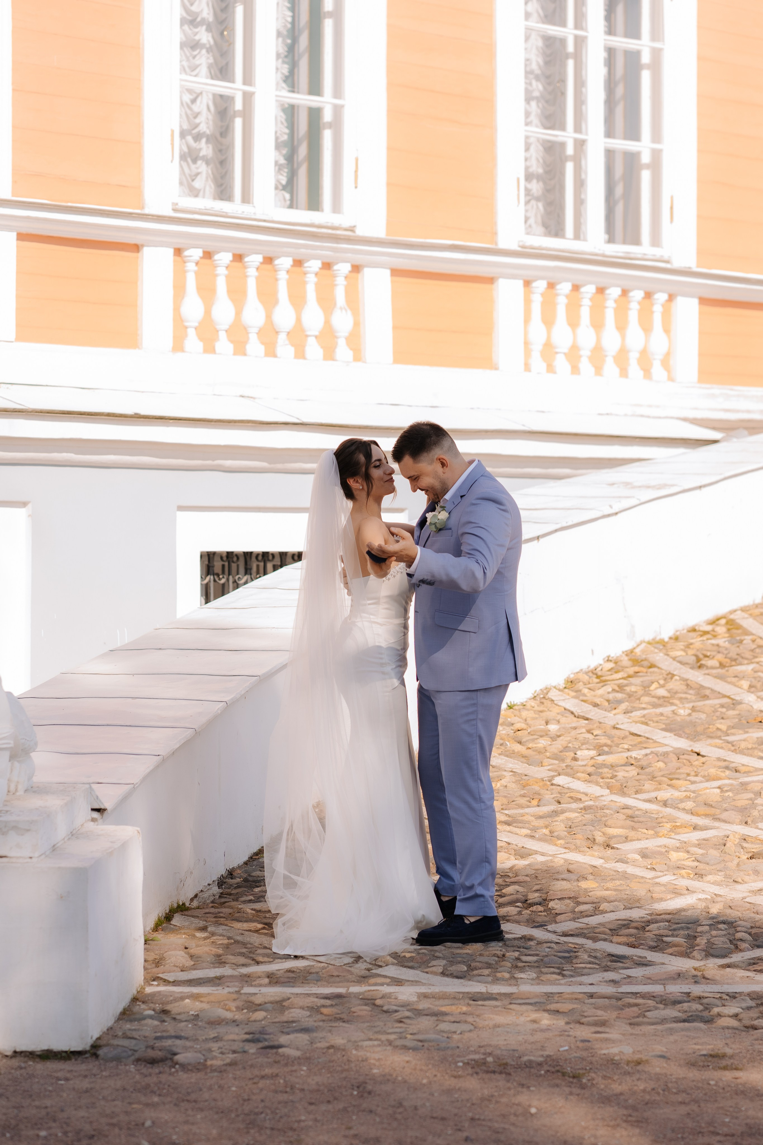 Свадебная фотосессия в Москве, парк Кусково. Свадебный фотограф в Москве Анна Полушина