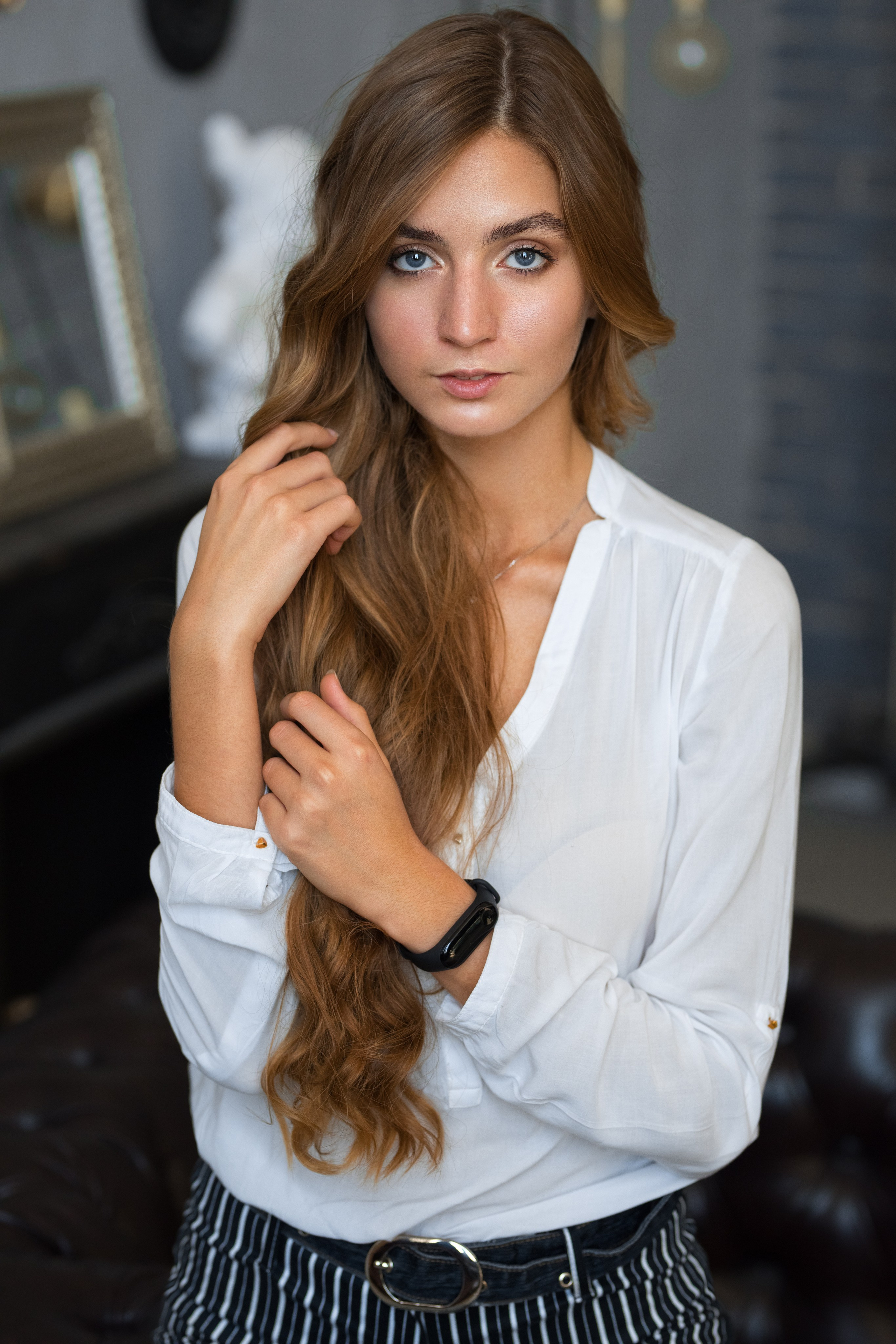 Фотосет с Дианой в интерьерной студии и в парке для «себя»