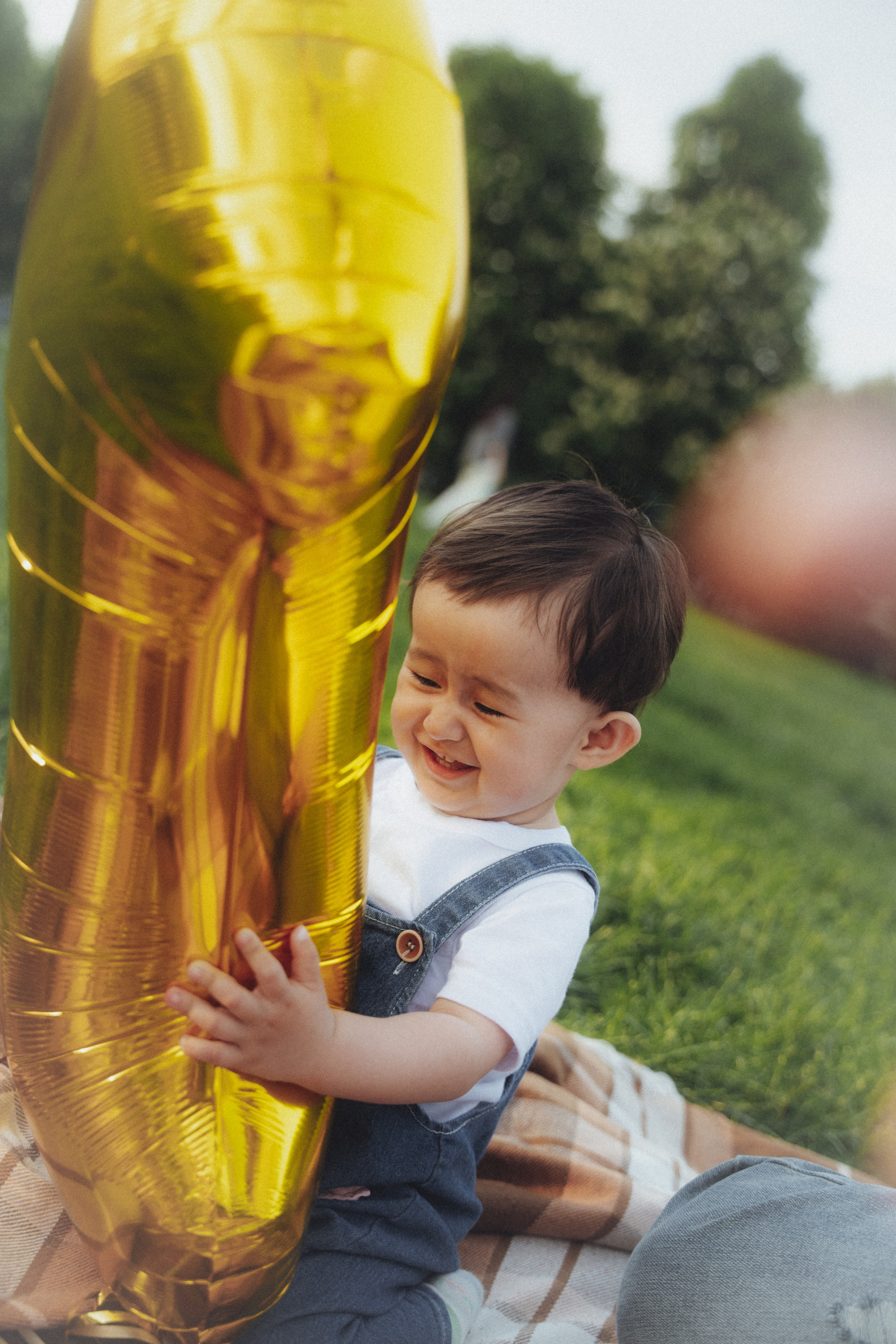 Ailuna is 1 year old