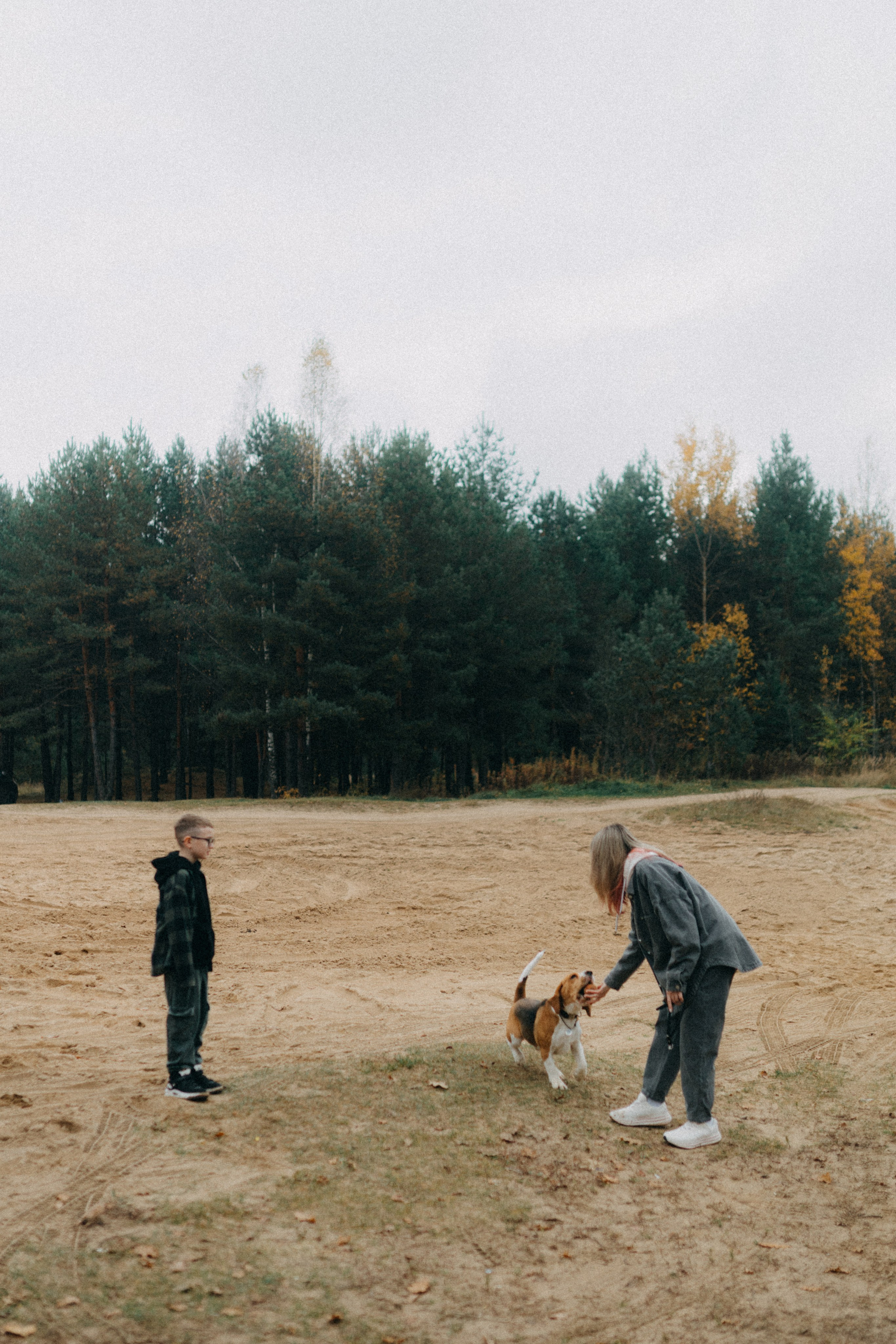 Ксюша & Федя. Прогулка с Лайдом. Фотограф НОГИНСК, Москва, Анастасия Белая
