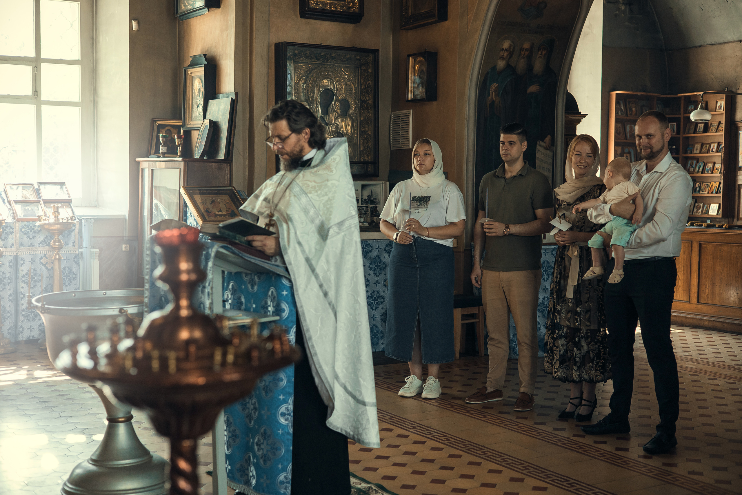 Таинство Крещения Артема. Семейный и детский фотограф в Ярославле Виктория Макаренко