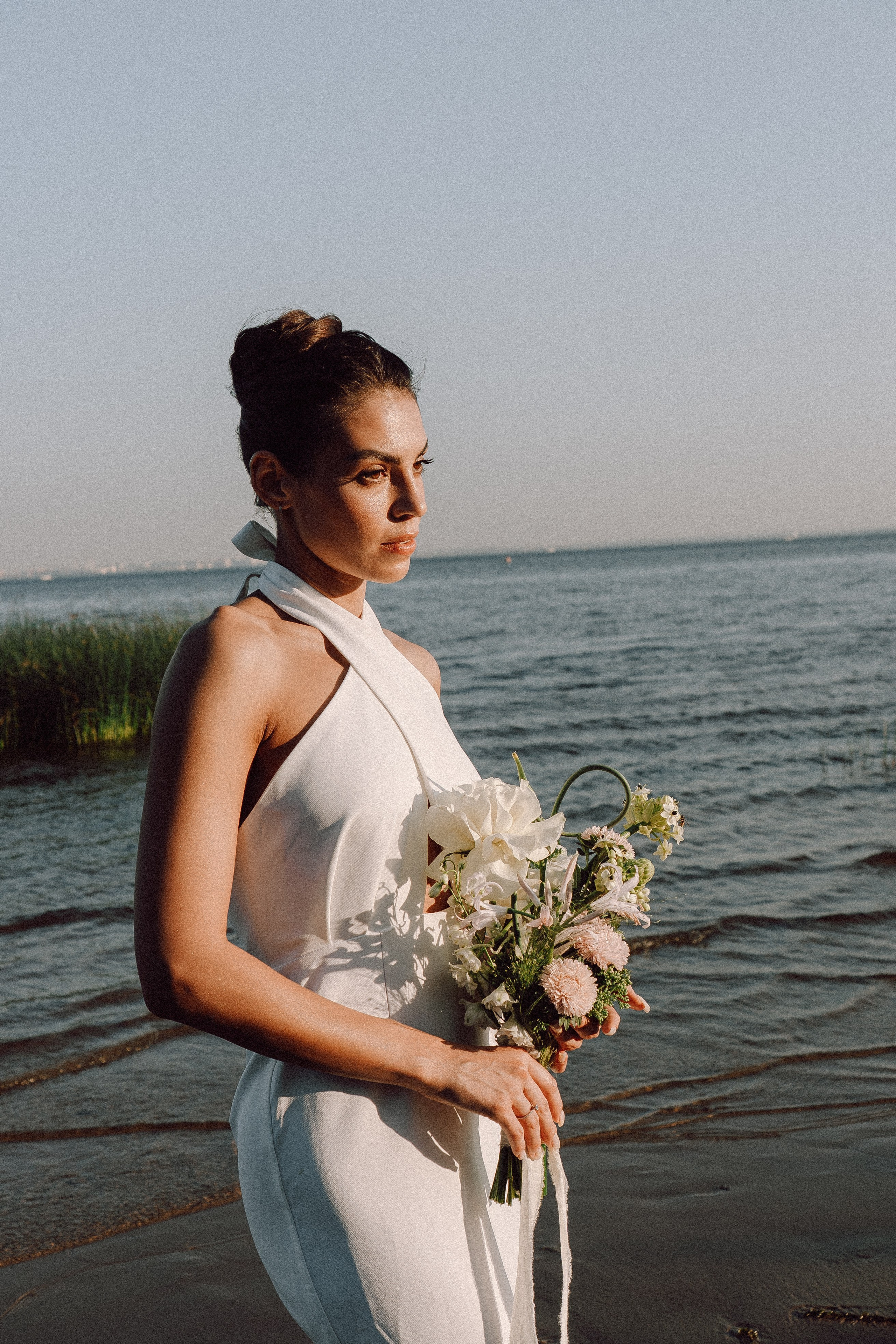 СВАДЕБНАЯ ФОТОСЕССИЯ ВЫЕЗДНОЙ ЦЕРЕМОНИИ (ФИНСКИЙ ЗАЛИВ). Профессиональный фотограф, Санкт-Петербург — Виктория Богомолова