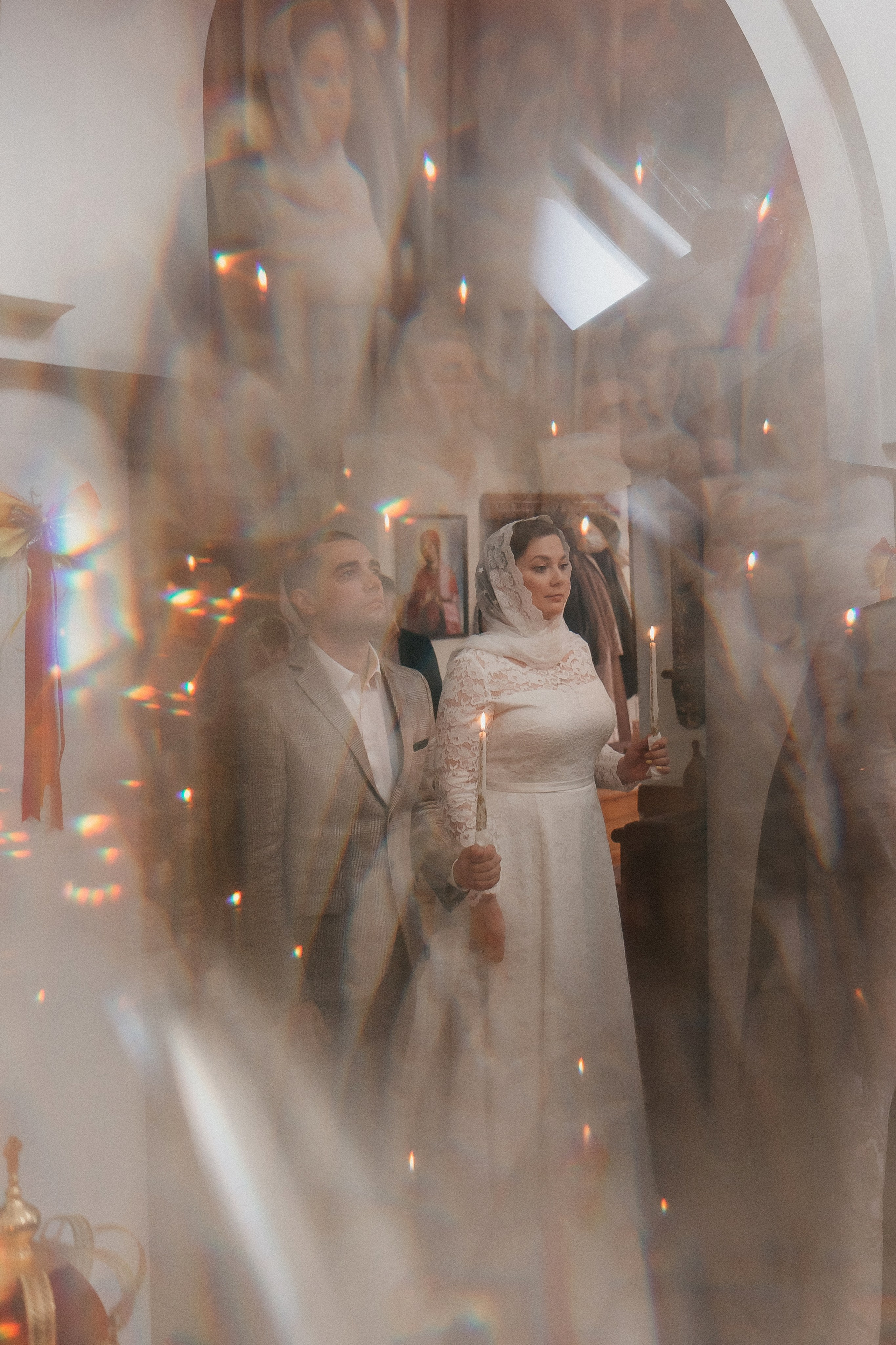 Венчание Анастасии и Вячеслава. Храм Лазаря Четверодневного. Семейный фотограф в Сургуте