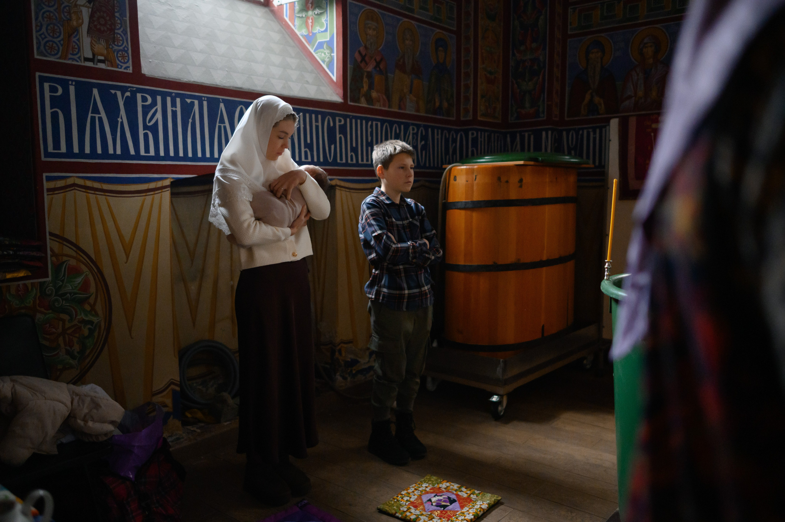 Крещение в Старообрядческом храме (Москва). Семейный и свадебный фотограф в Санкт-Петербурге Серафима Смирнова