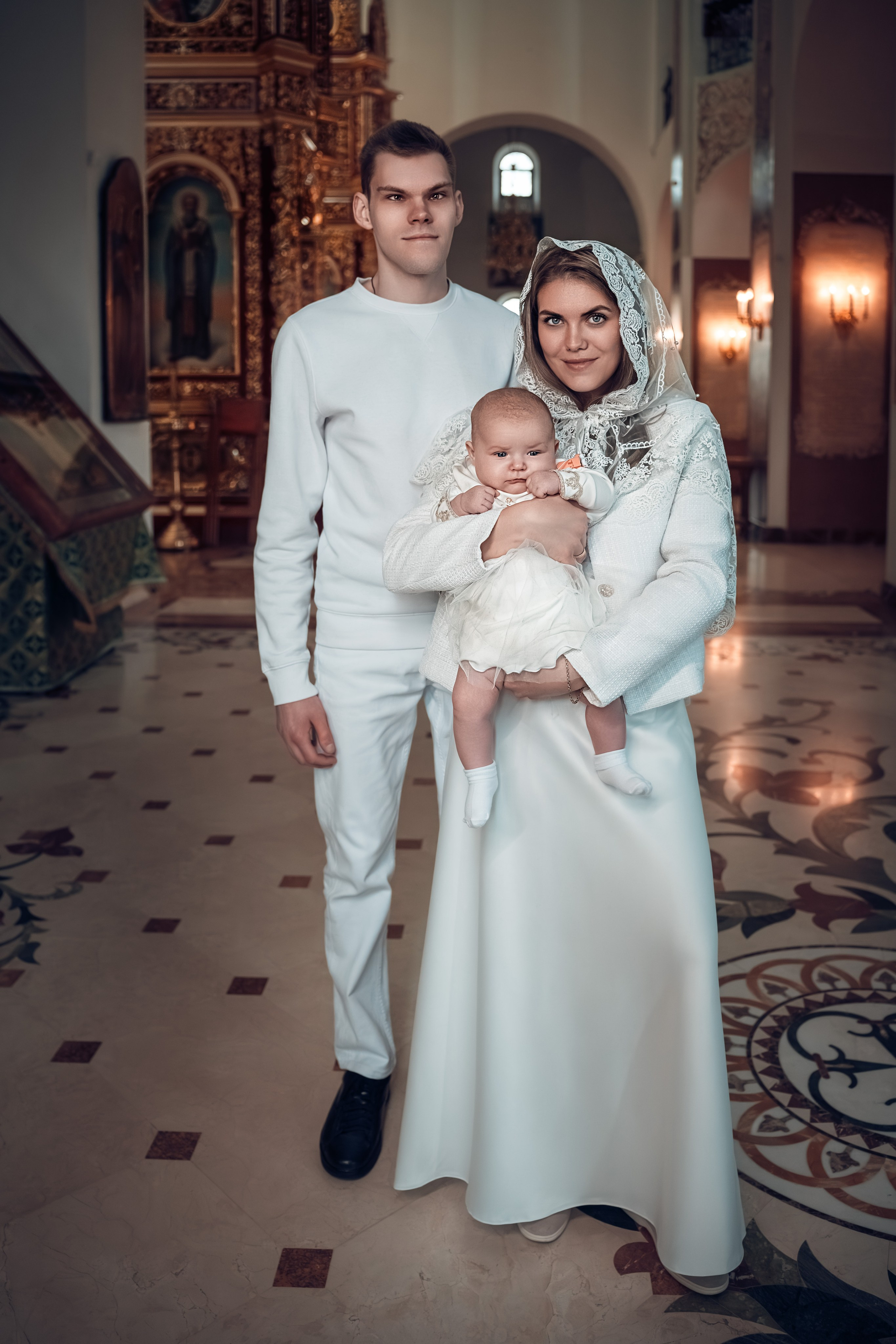 Крещение Александра и Варвары