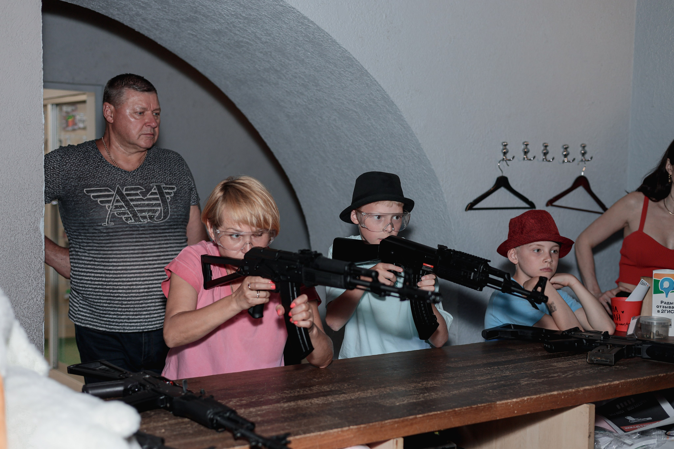 День рождение в стрелковом клубе. Фотограф Надршина Лилия