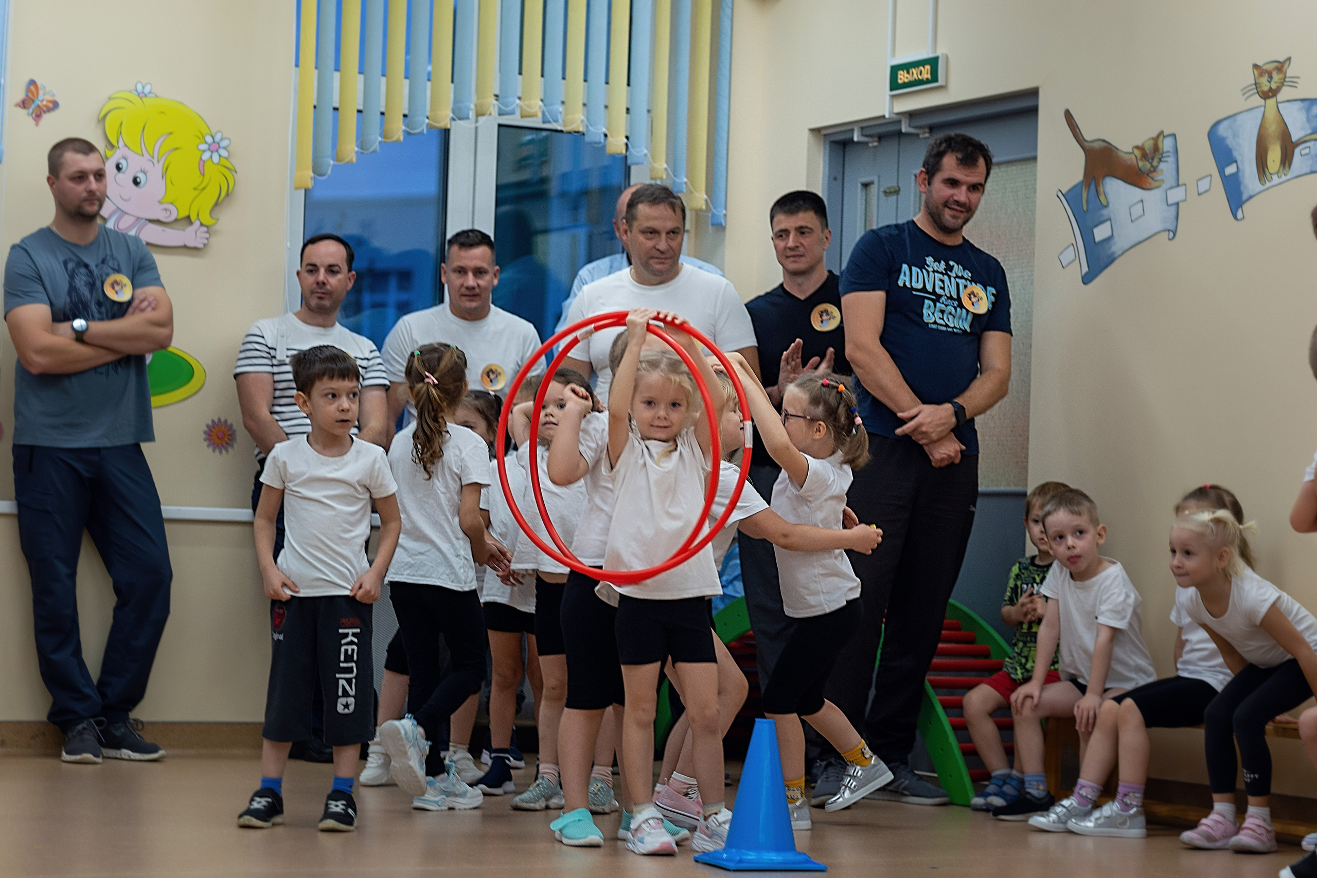 День пап в детском саду_2024. Семейный фотограф в Санкт-Петербурге