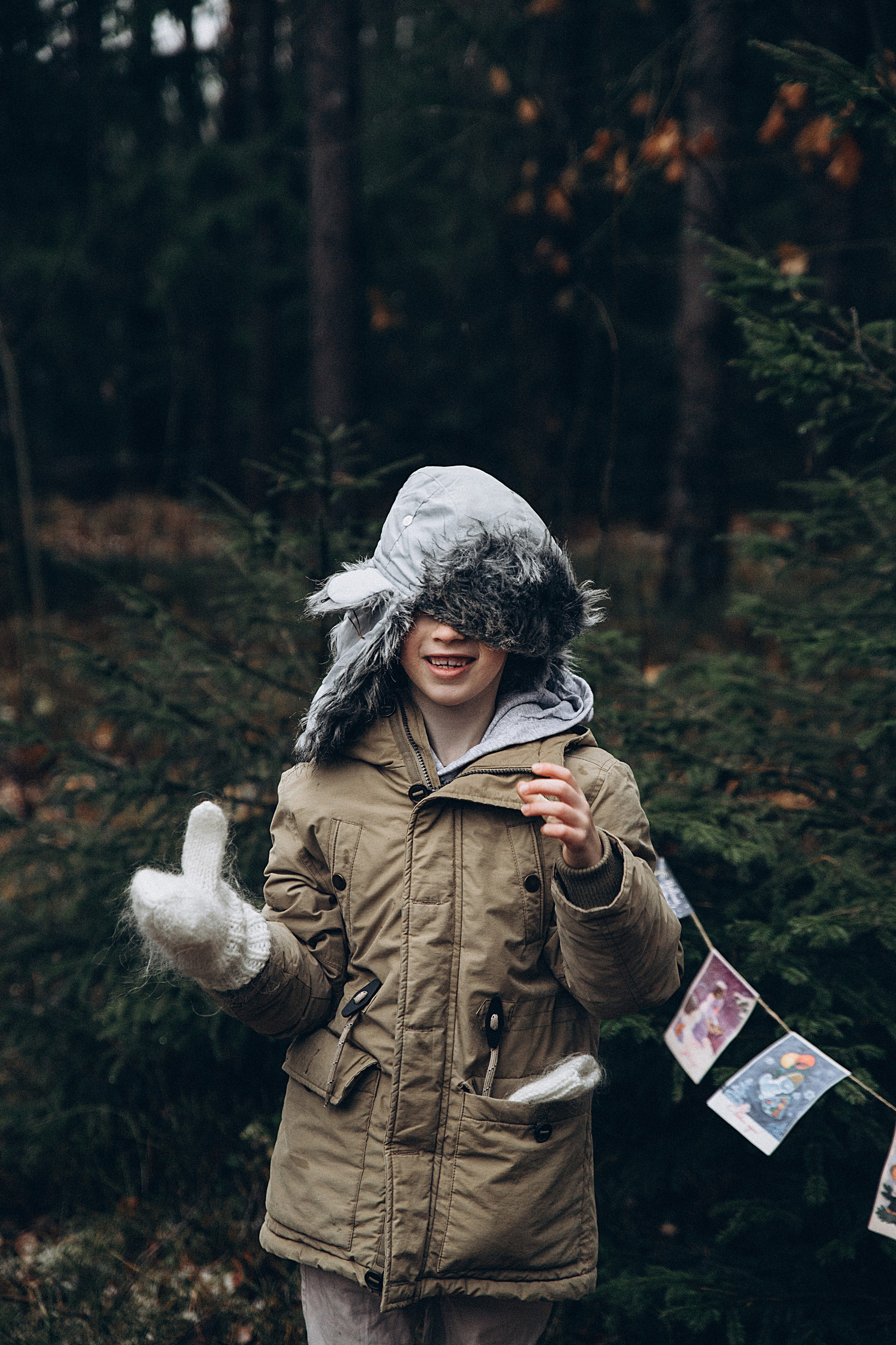 Елка в лесу. Репортажный и детский фотограф в Минске