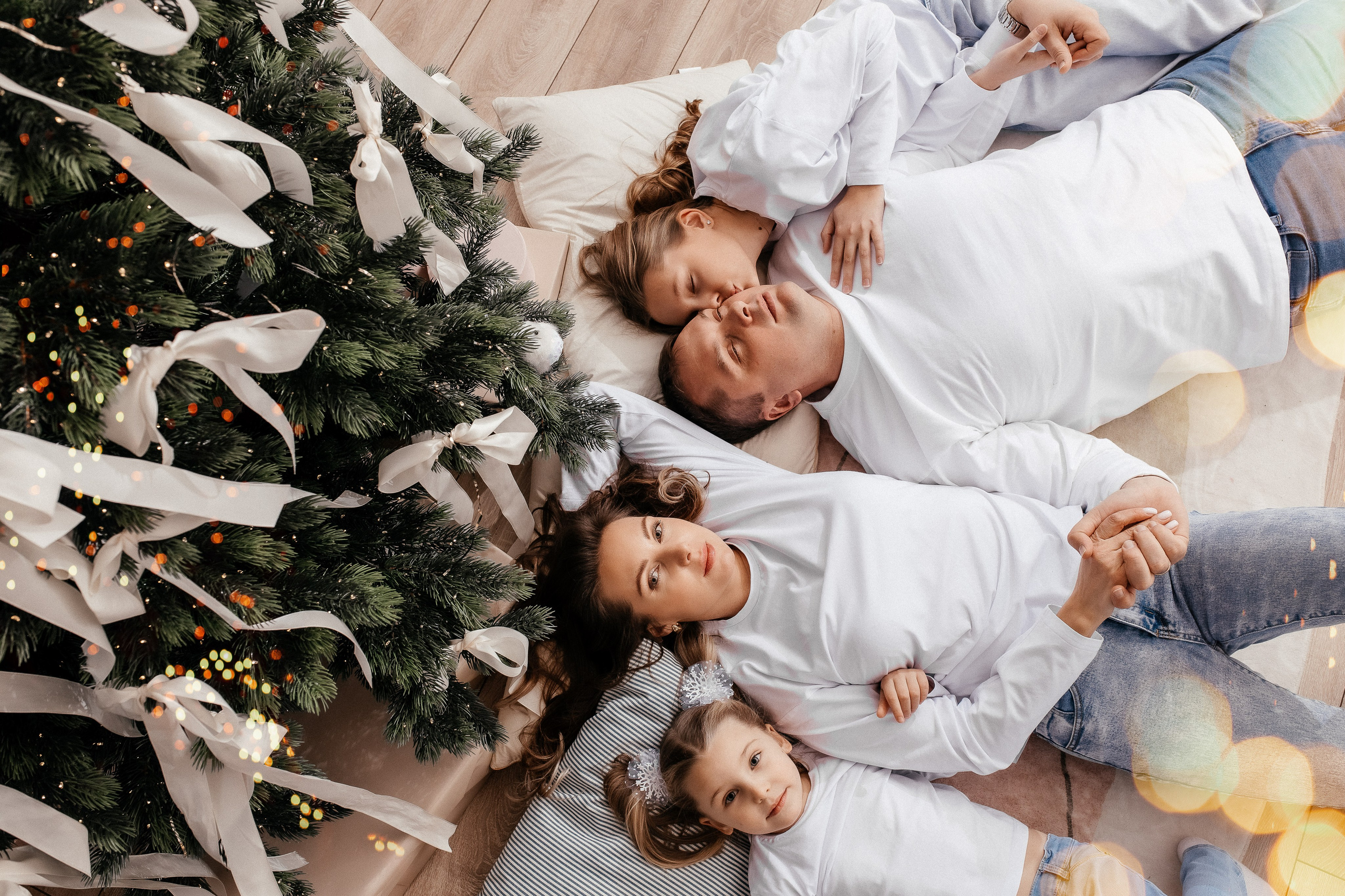 Новогодняя семейная в студии. Профессиональный фотограф, Москва |Видное Елена Елизарова