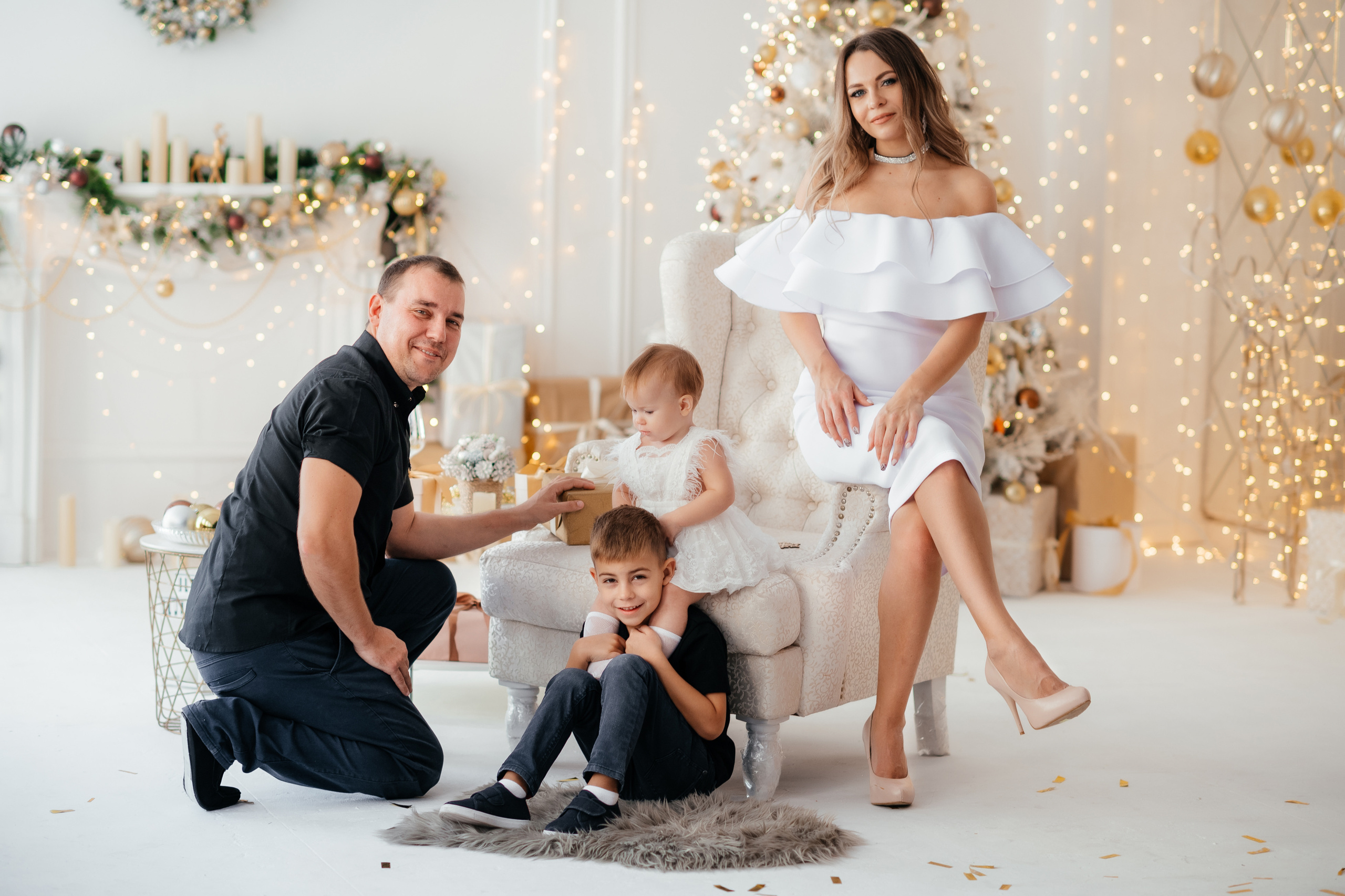 Новогодняя сьемка. Фотограф Анна Качан