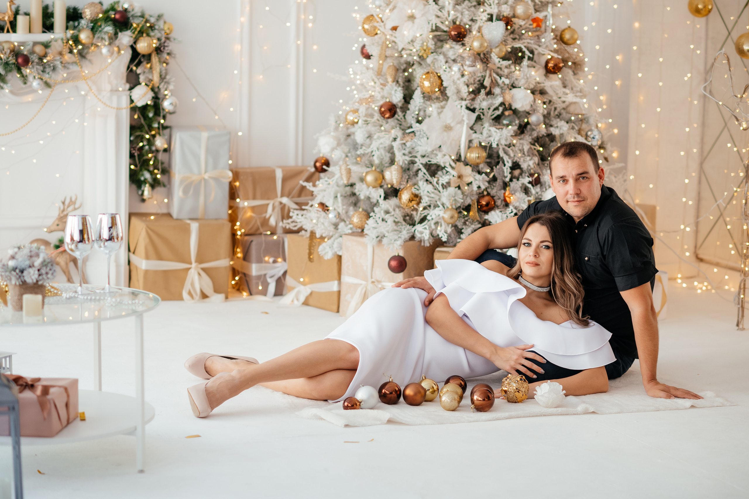 Новогодняя сьемка. Фотограф Анна Качан