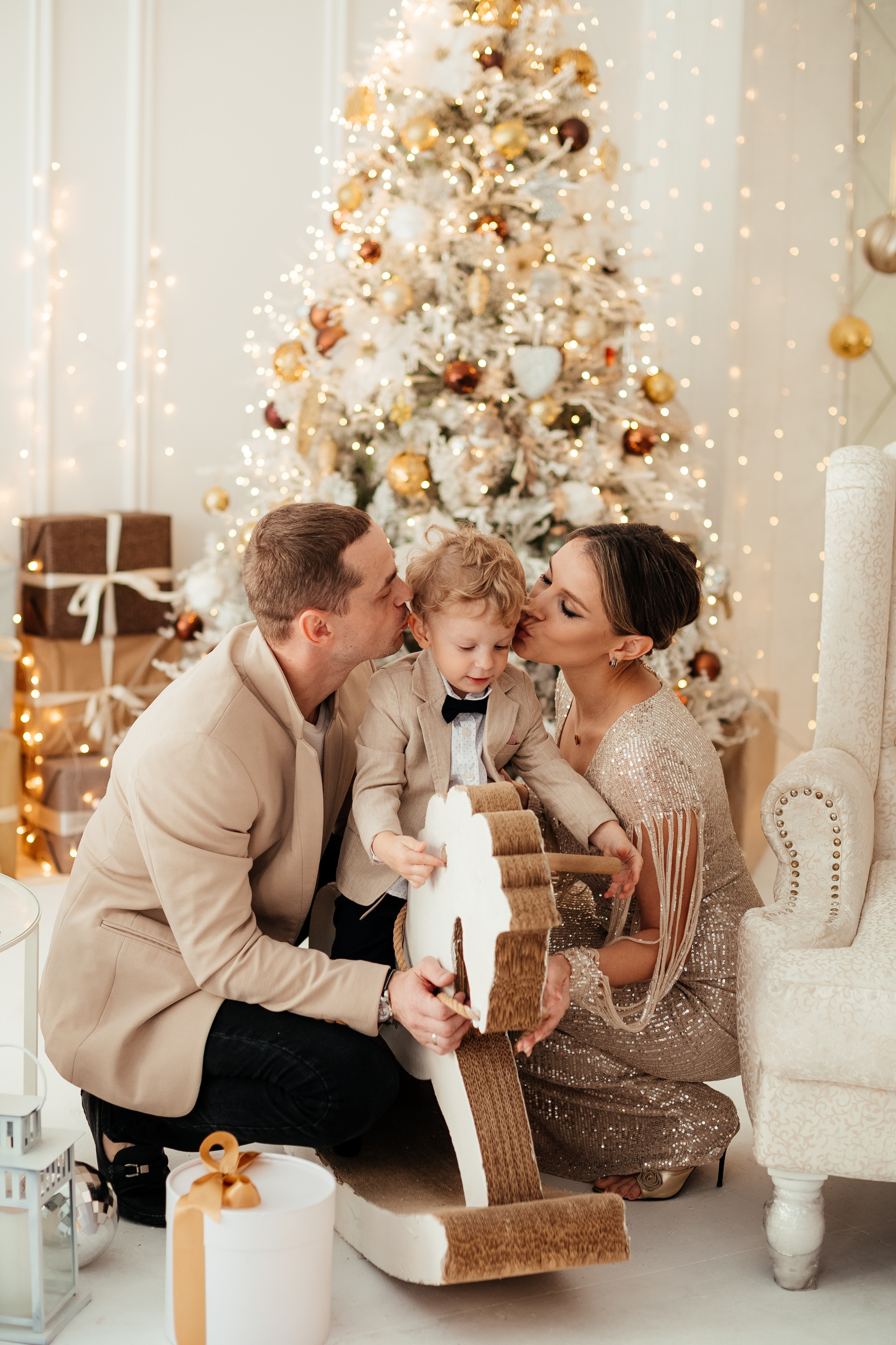 Новогодняя сьемка. Фотограф Анна Качан