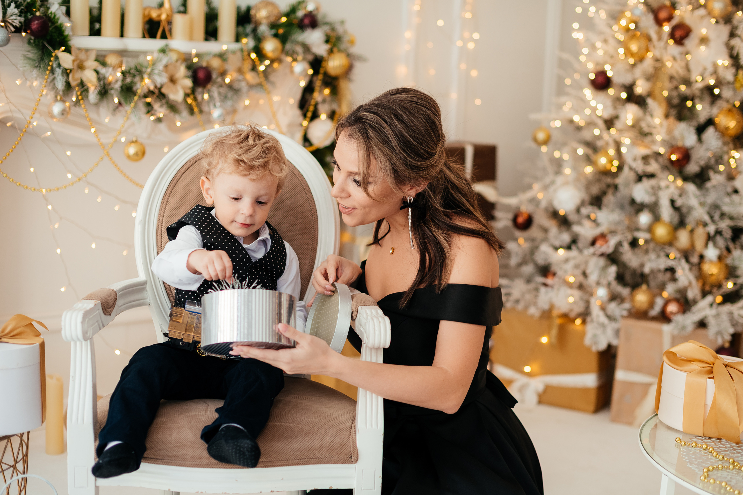 Новогодняя сьемка. Фотограф Анна Качан