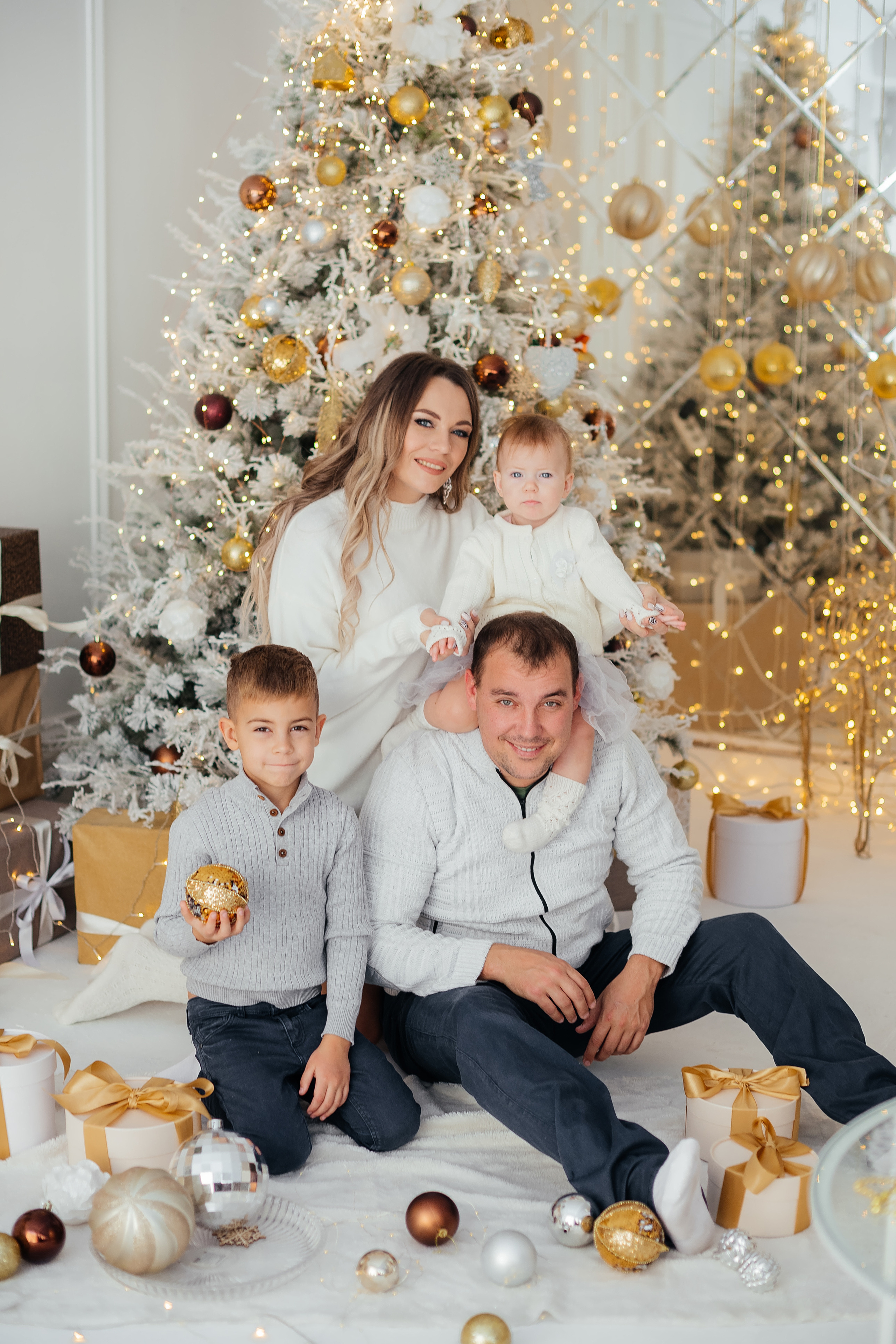 Новогодняя сьемка. Фотограф Анна Качан