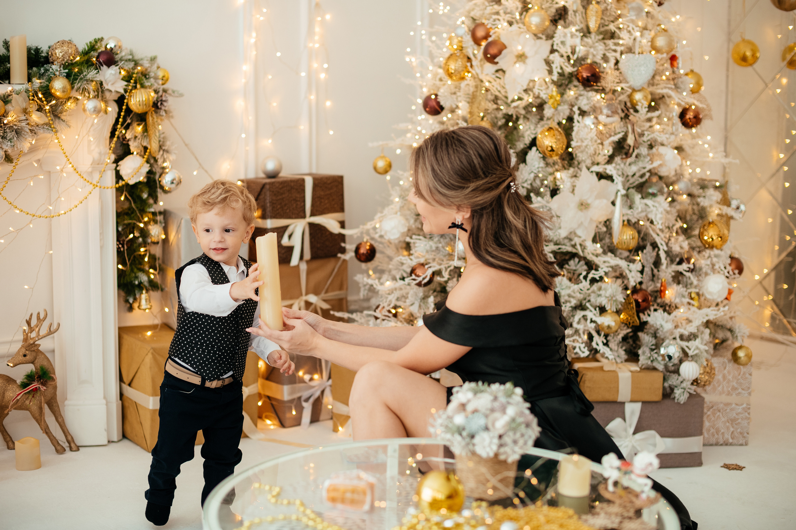 Новогодняя сьемка. Фотограф Анна Качан