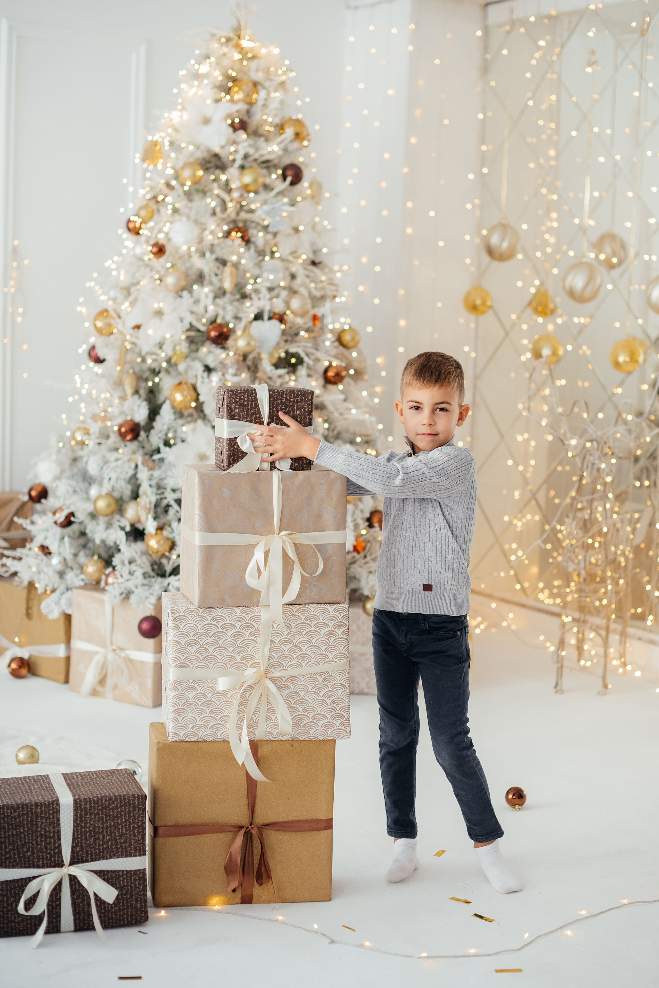 Новогодняя сьемка. Фотограф Анна Качан