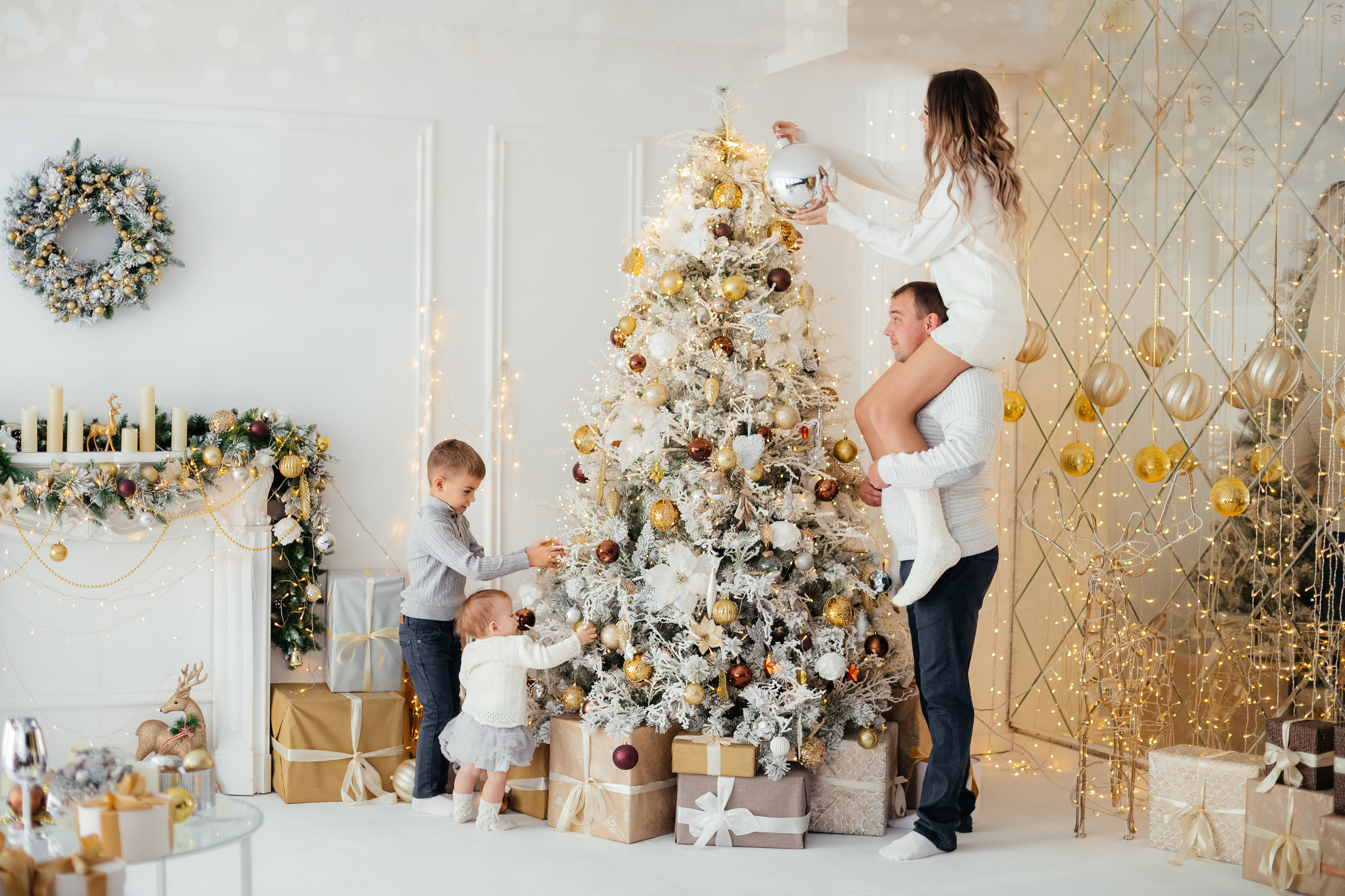 Новогодняя сьемка. Фотограф Анна Качан