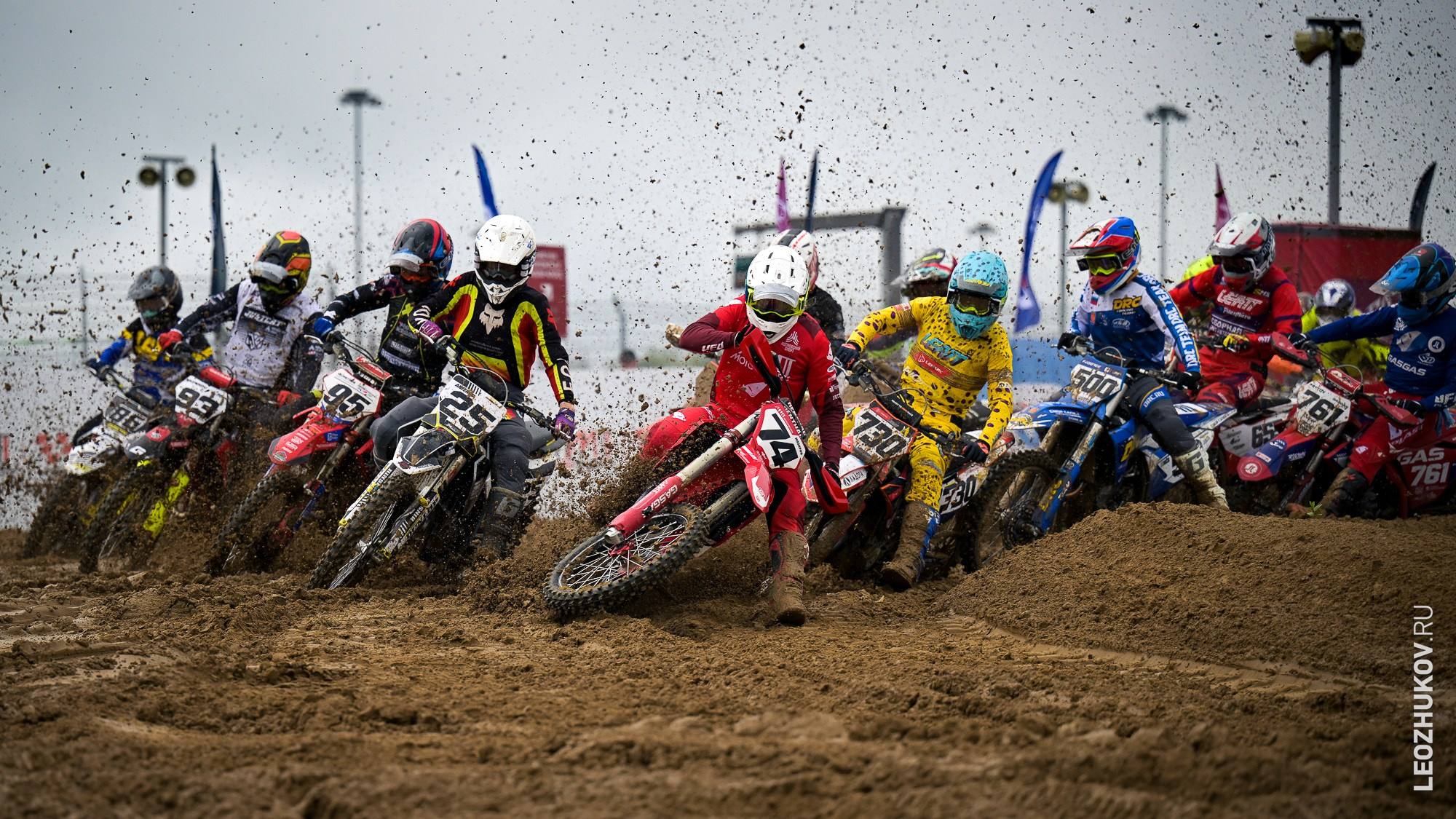1 round of ММТ RGP russian motocross championships. Sports photographer Leonid Zhukov
