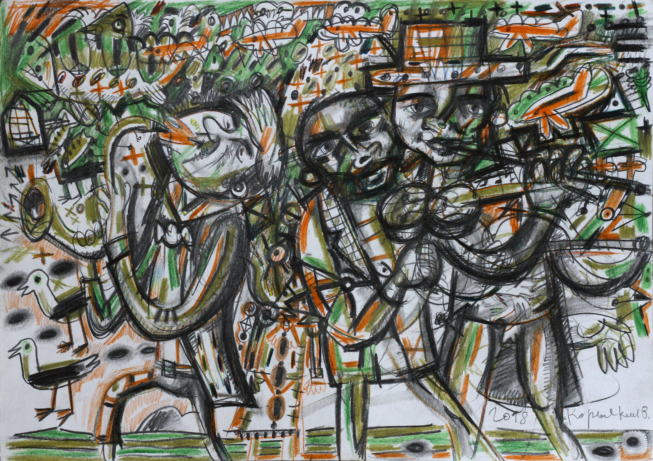 Уникальная графика. Уральский художник-график Виктор Корьякин