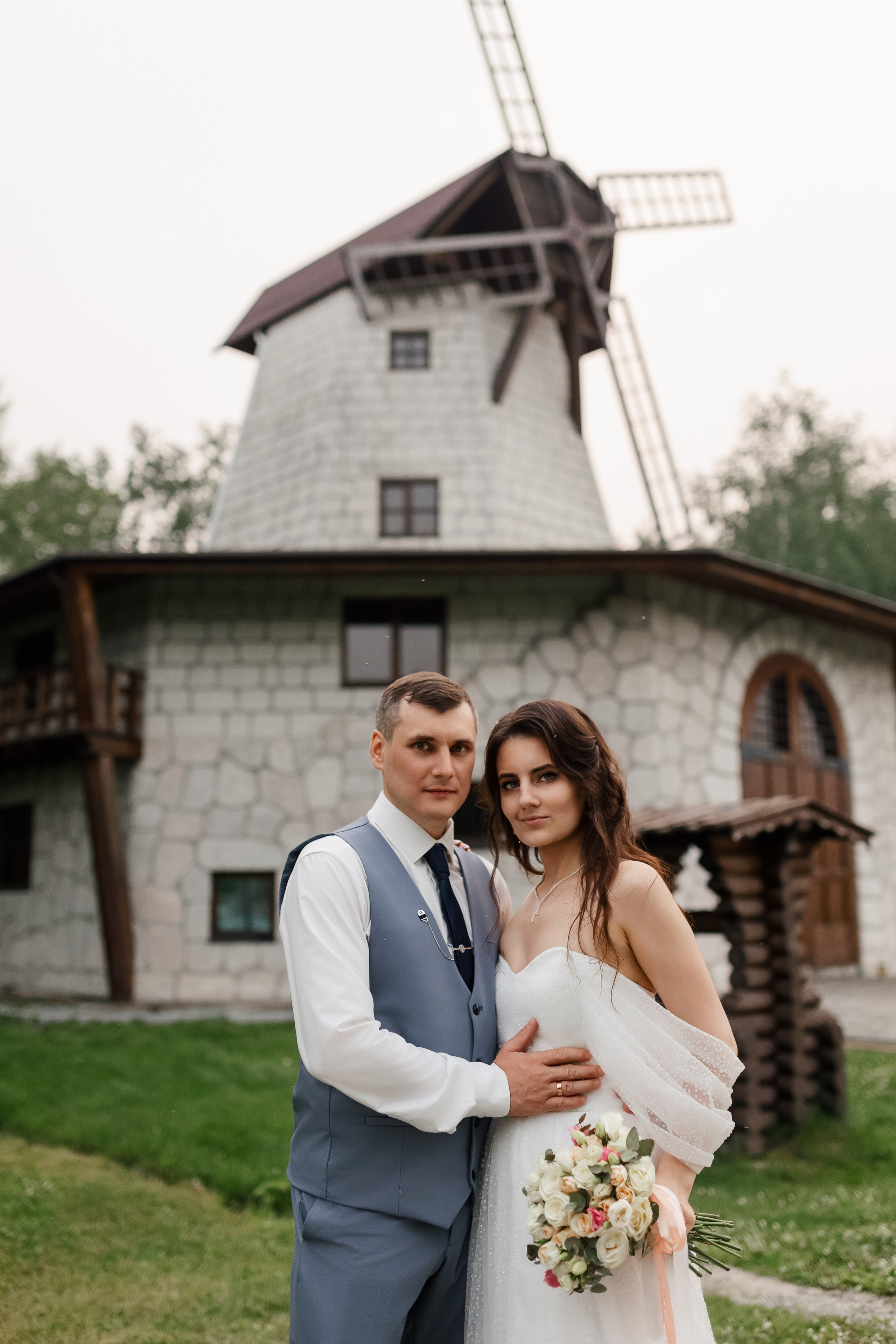 Антон и Яна. Сборы. Дом Офицеров. Выездная. Мельница. Свадебный фотограф в Хабаровске