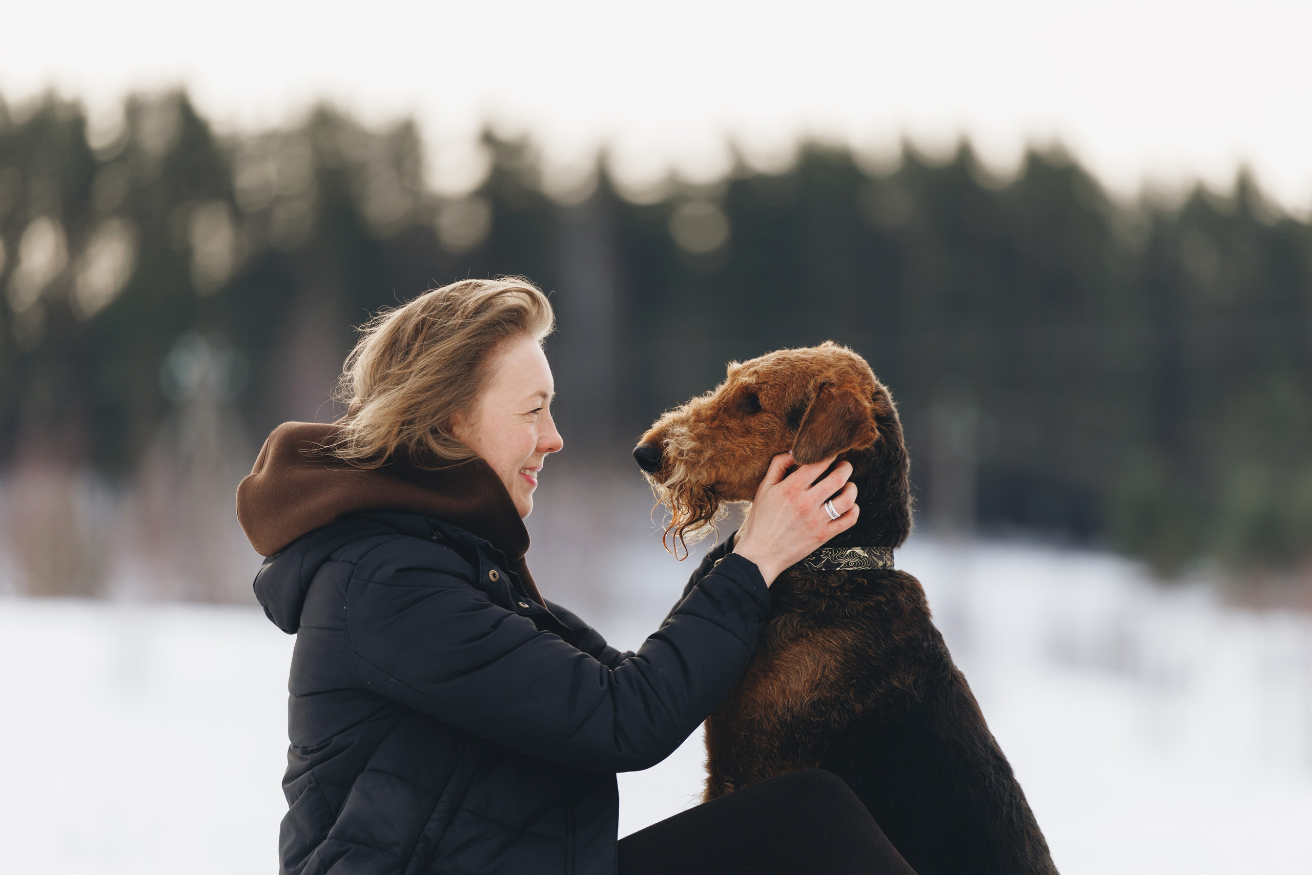 Оля и Хард. Фотограф анималист Осипчикова Мария