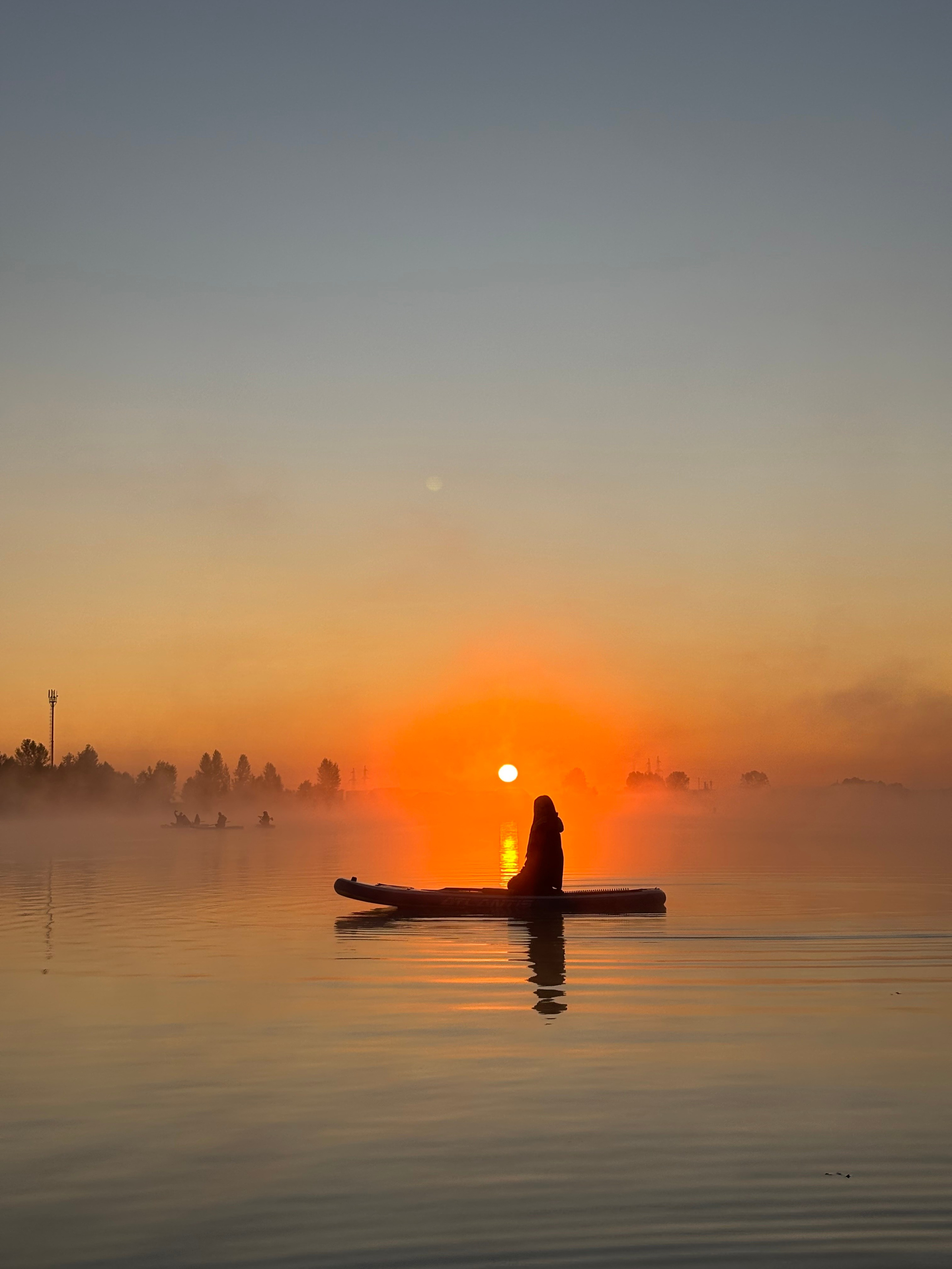 Рассветы на сапбордах в Уфе