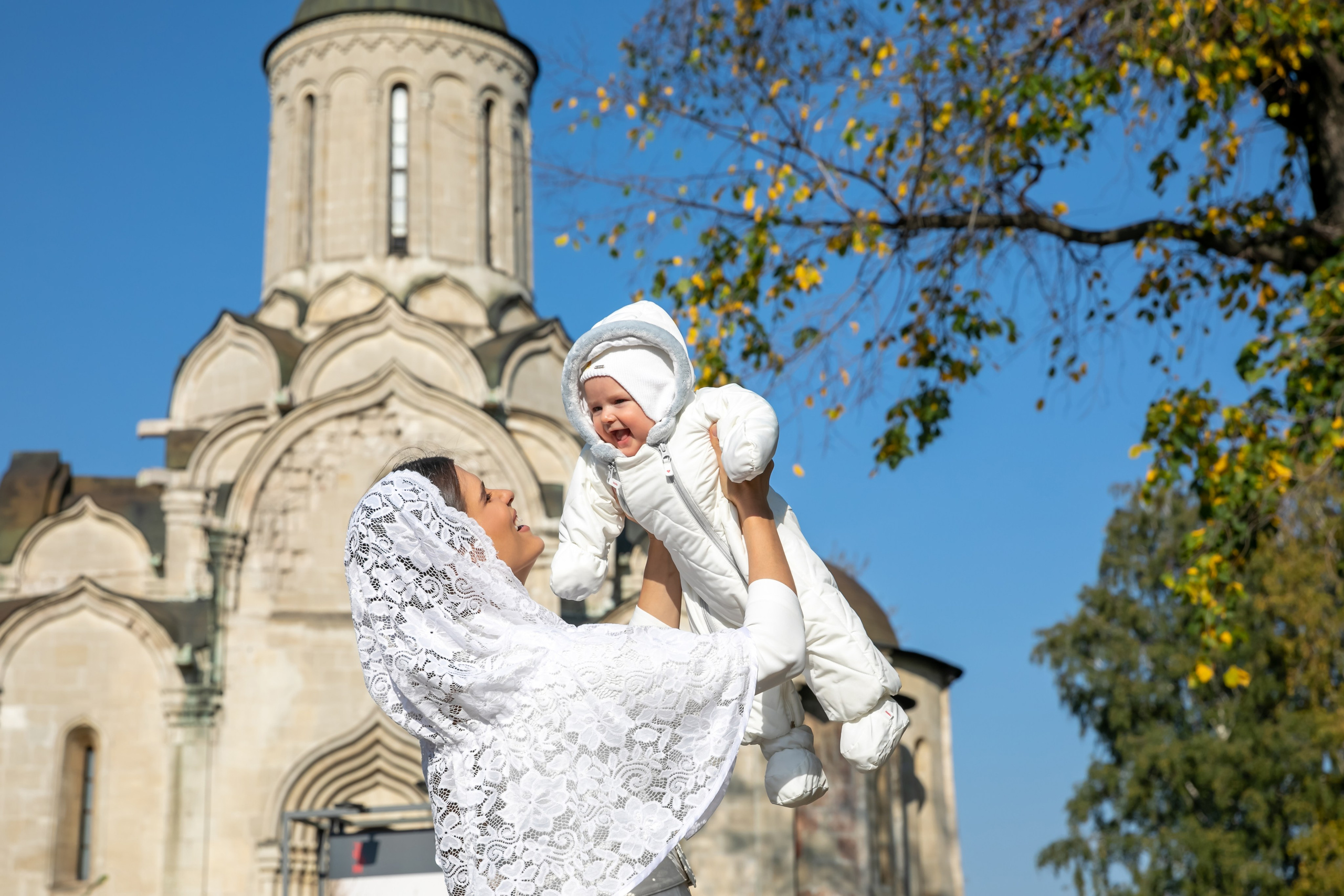 Крещение в Спасо-Андрониковом монастыре 12.10.2024. Фотограф крещения и венчания Антонова Надежда г. Москва