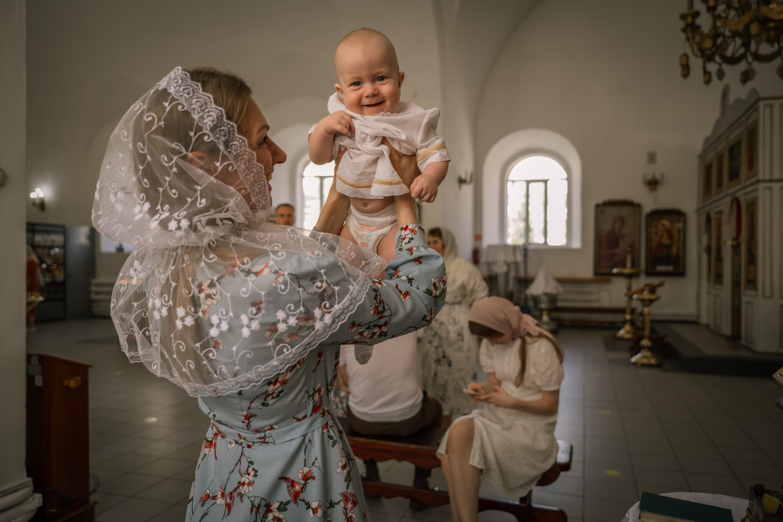Крещение. Детский и семейный фотограф в Санкт-Петербурге и Ярославле Павлова Гал