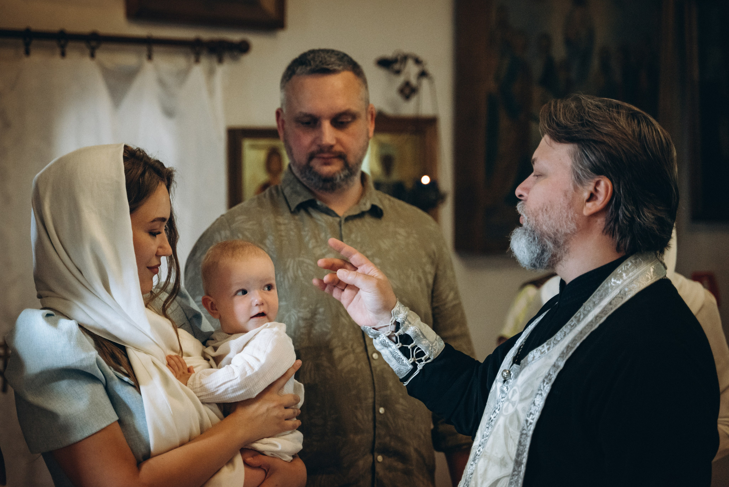 Крещение Есении. Семейный фотограф в Минске Дарья Дреко