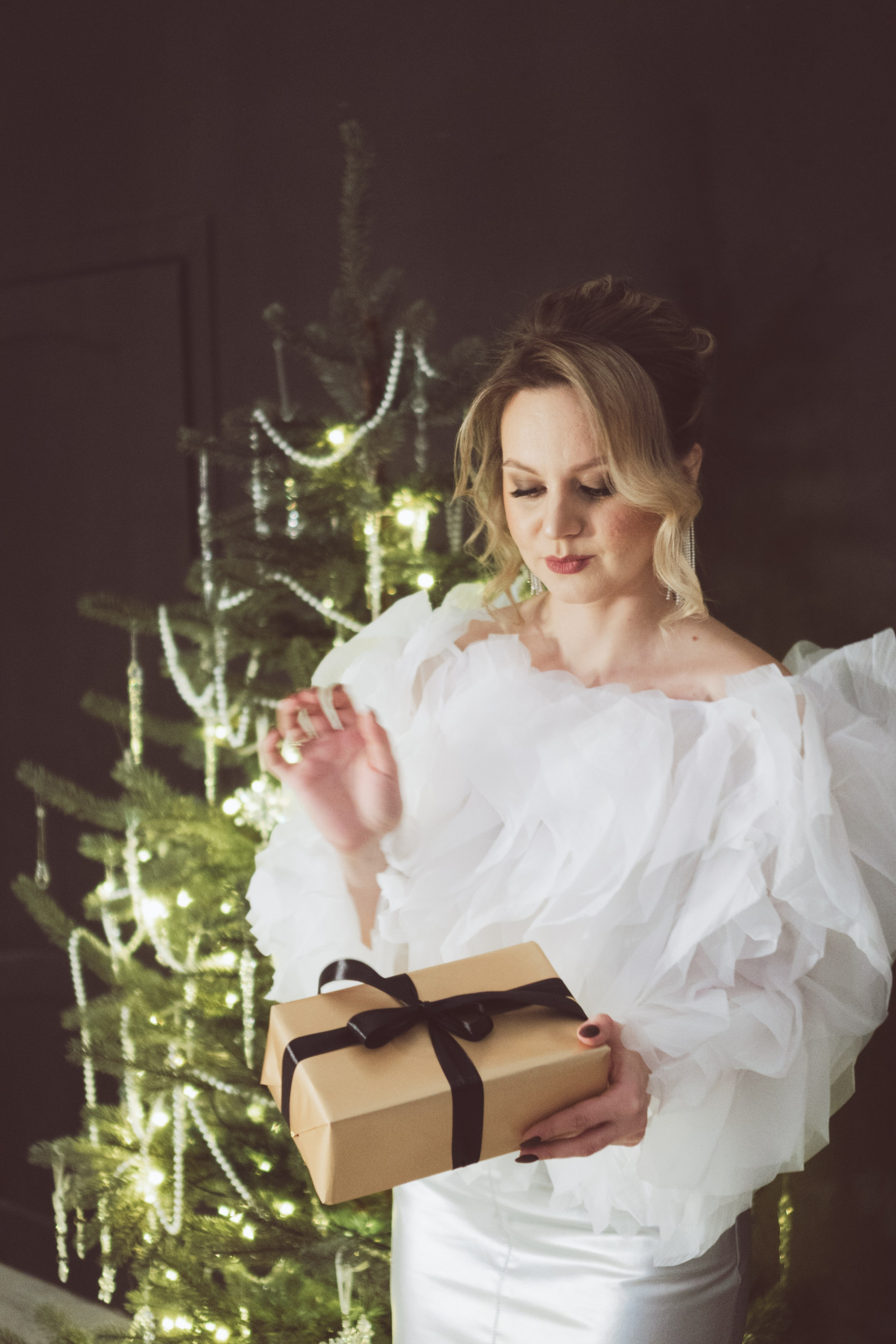 НОВОГОДНЯЯ ФОТОСЕСИИЯ В СТУДИИ ДЛЯ ДЕВУШКИ И ПРОГУЛКА ПО ЧЕРНЫШЕВСКОЙ. Профессиональный фотограф, Санкт-Петербург — Виктория Богомолова