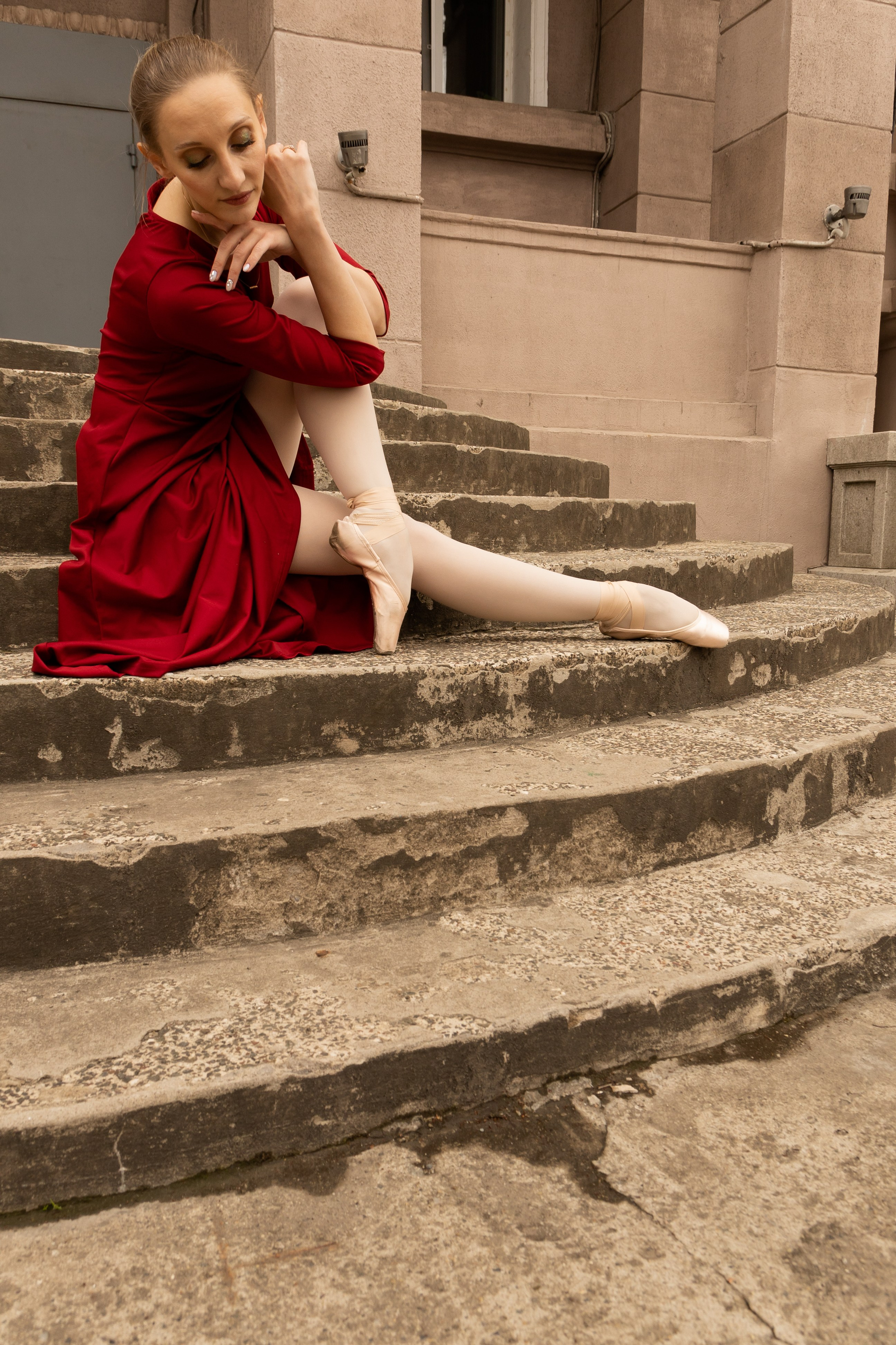 Балерина в городе. Фотограф Владивосток