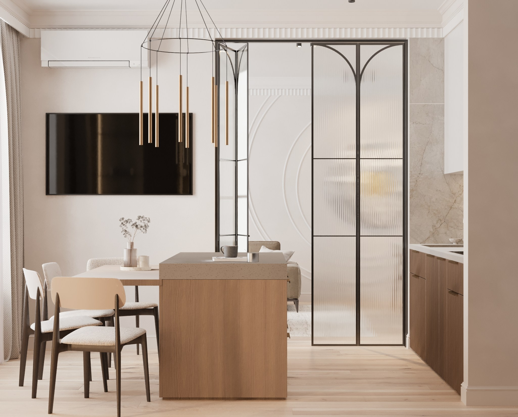 Квартира Алмата. Дизайнер интерьера в Москве Екатерина Шаймердинова