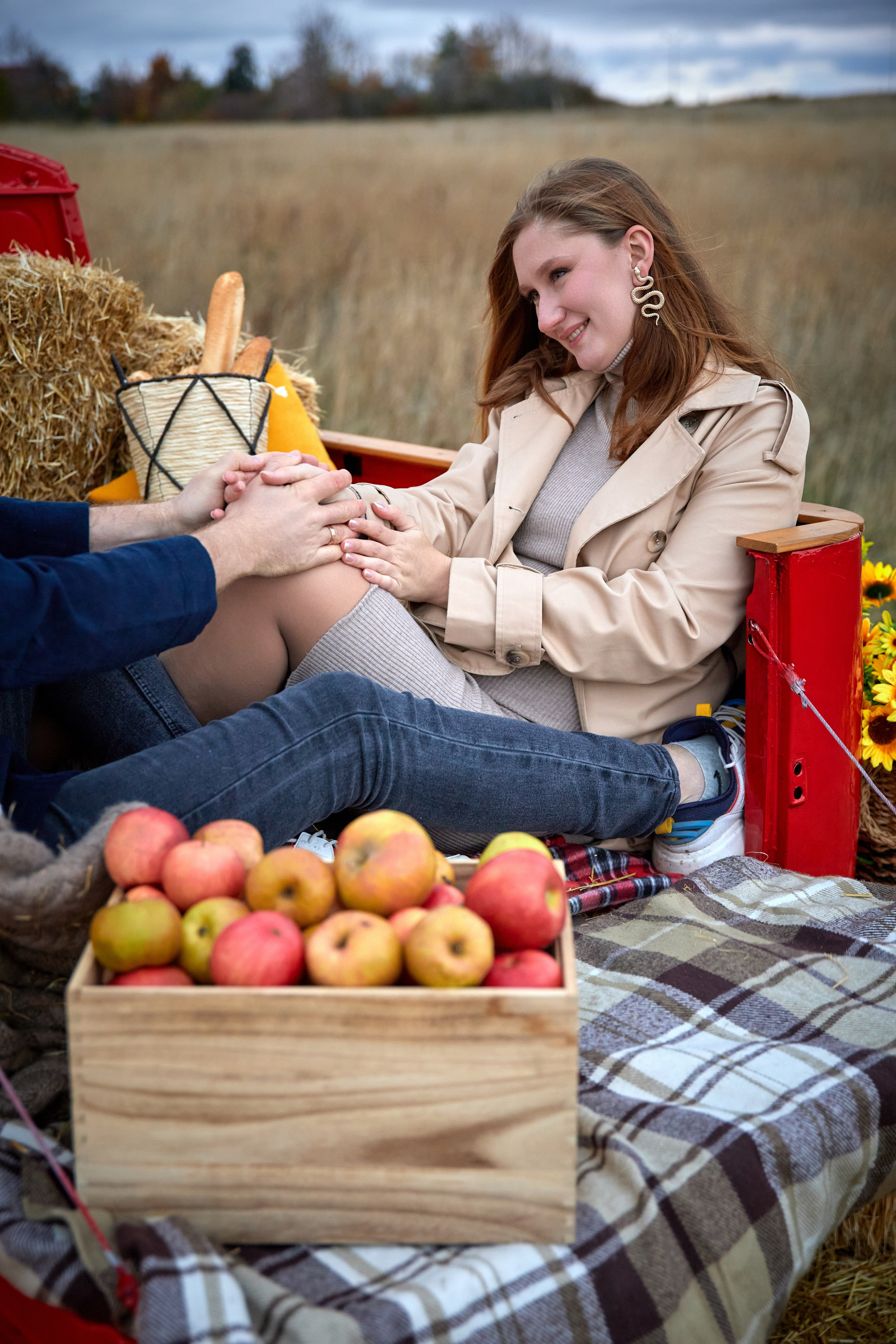 Осенняя с машиной. Фотограф в Самаре Анастасия Афанасьева