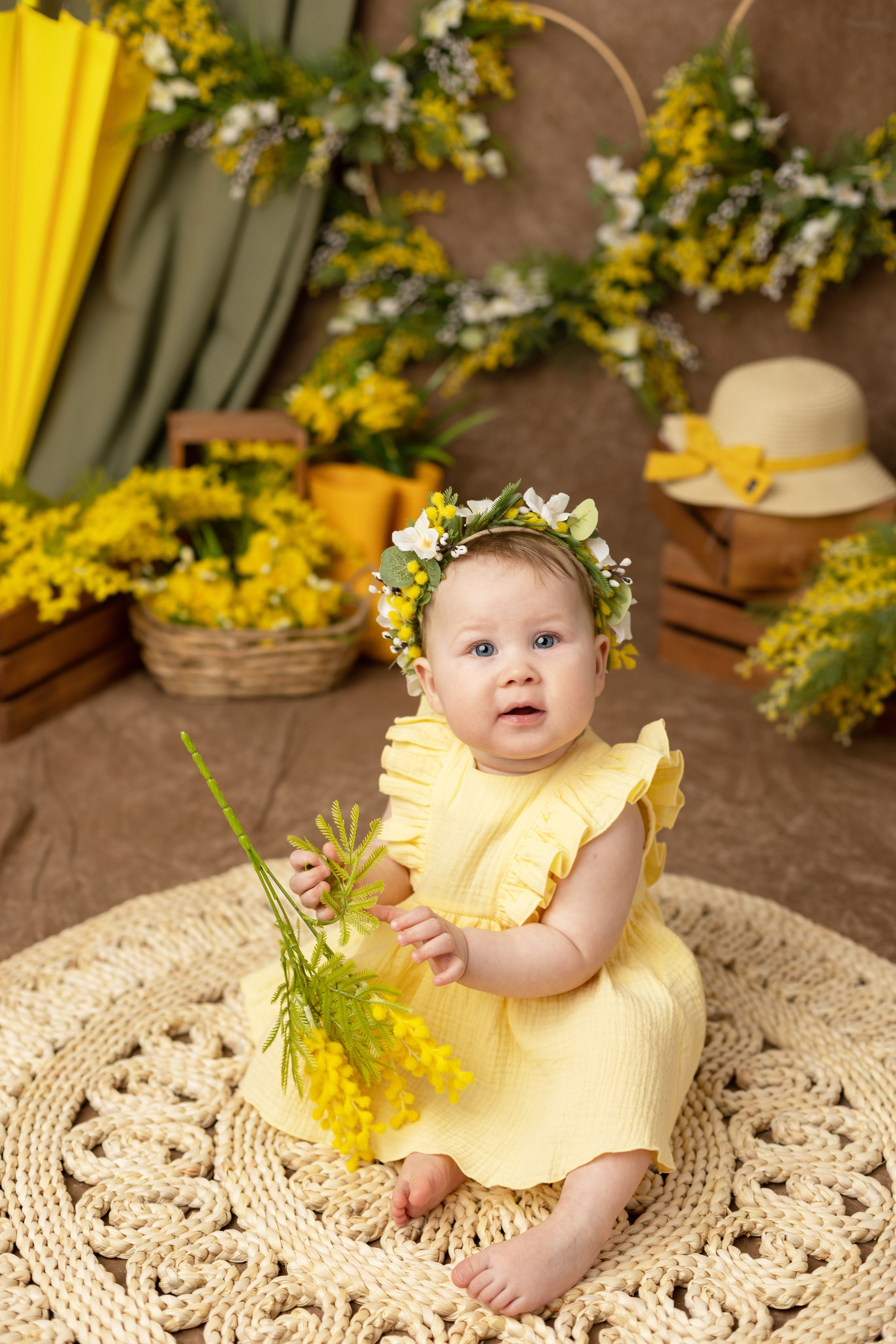 Весенний фотопроект для детей с рождения до года. Фотограф новорожденных, детский фотограф в г. Оренбурге Екатерина Козлова