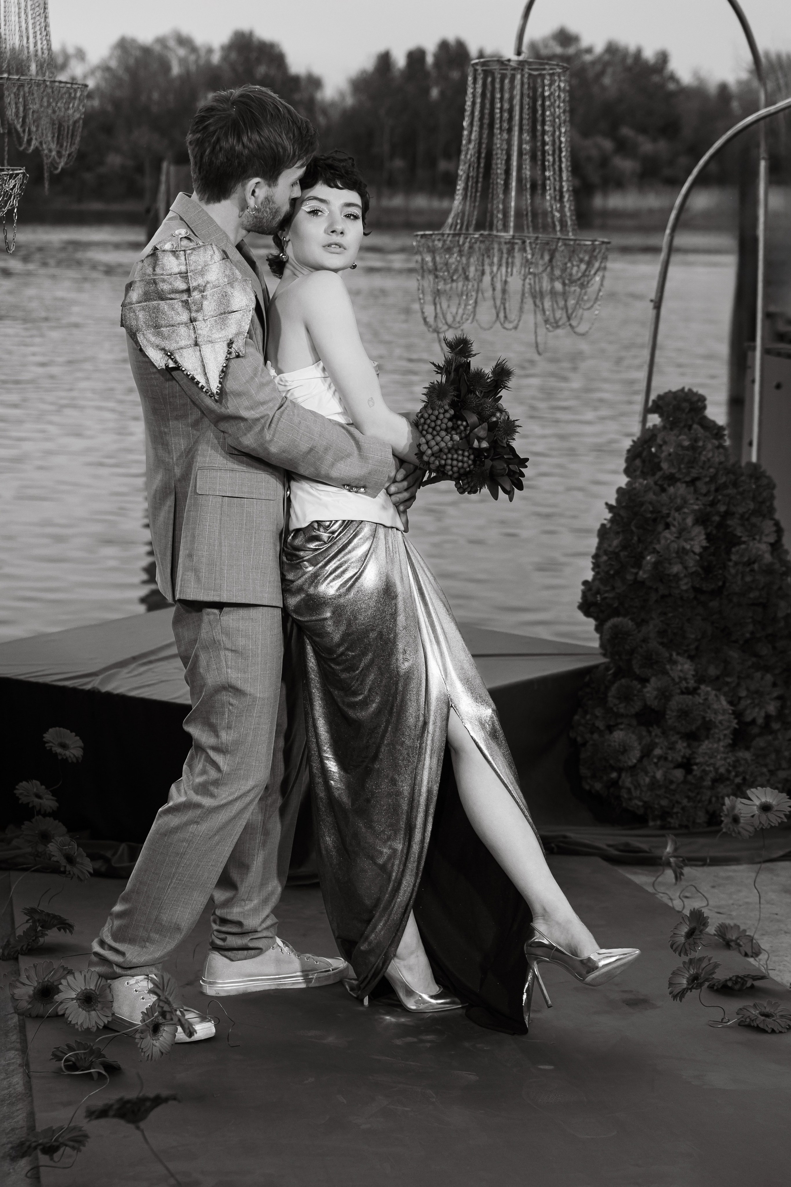 Свадебная фотосессия Константина и Дарьи в Ростове-на-Дону на Левом берегу Дона. Фотограф Наталия Полянко