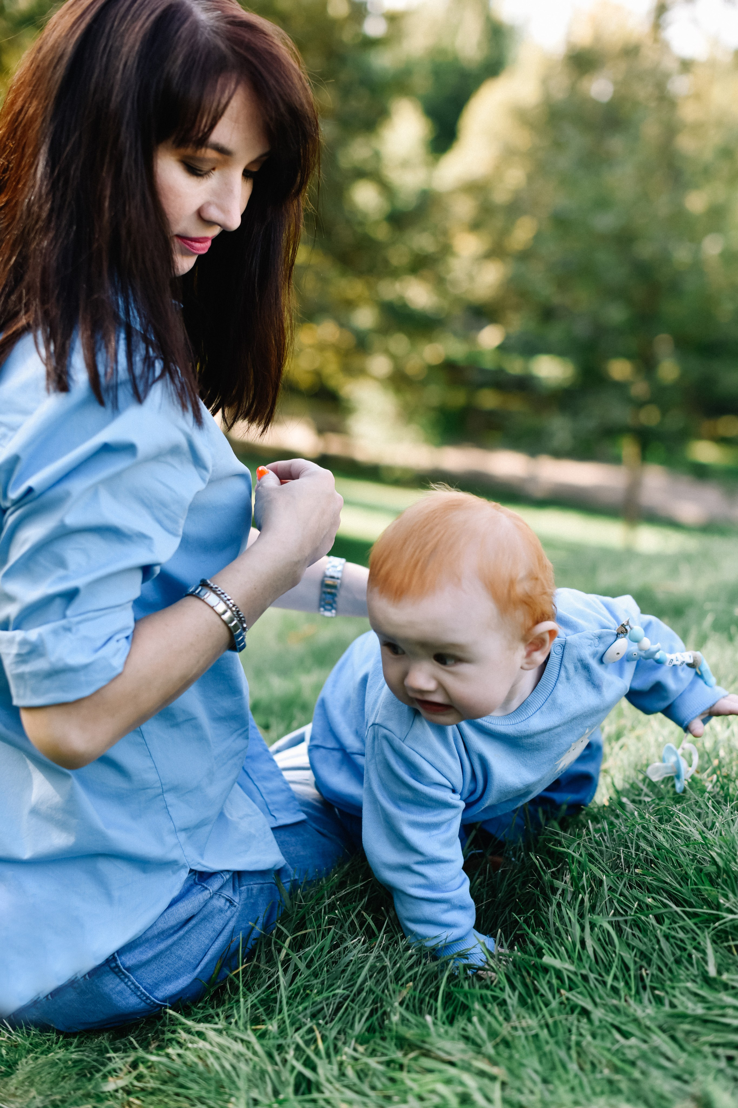 Прогулка Олеси, Льва и Ванечки