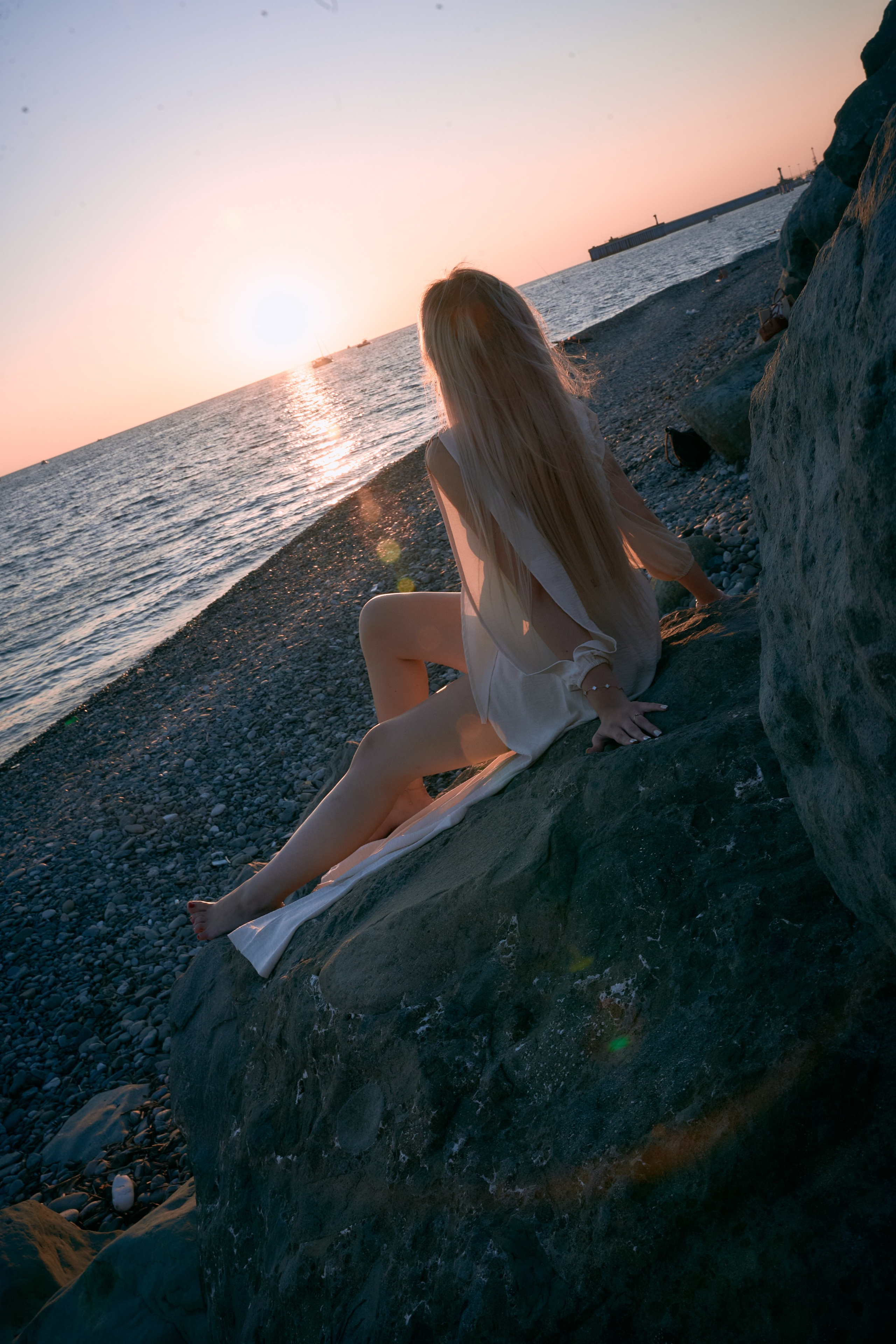 Фотовечер на берегу моря. Индивидуальный фотограф в Сочи Владимир Чудинов