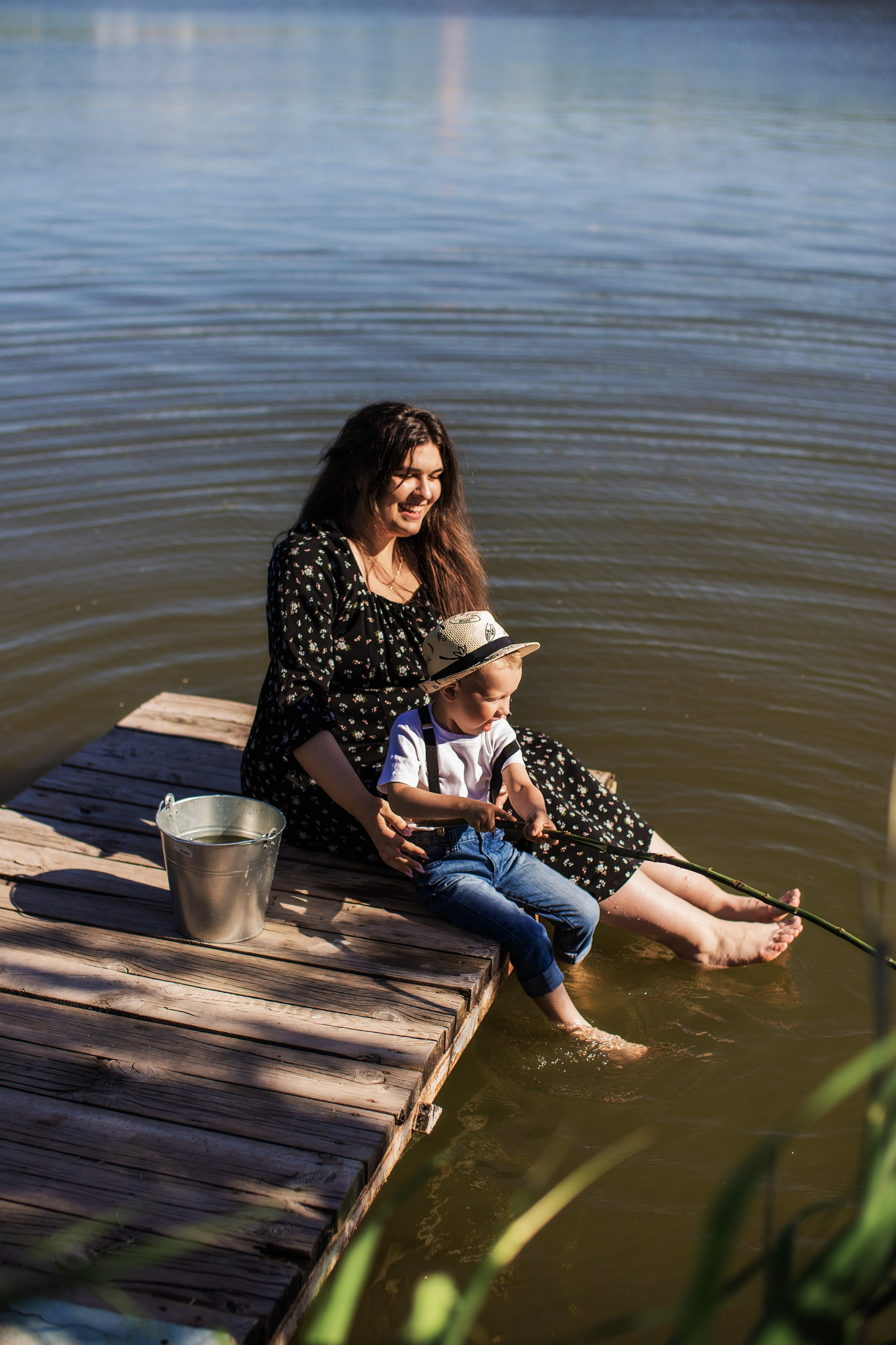 На рыбалке. Семейный фотограф в Саратове