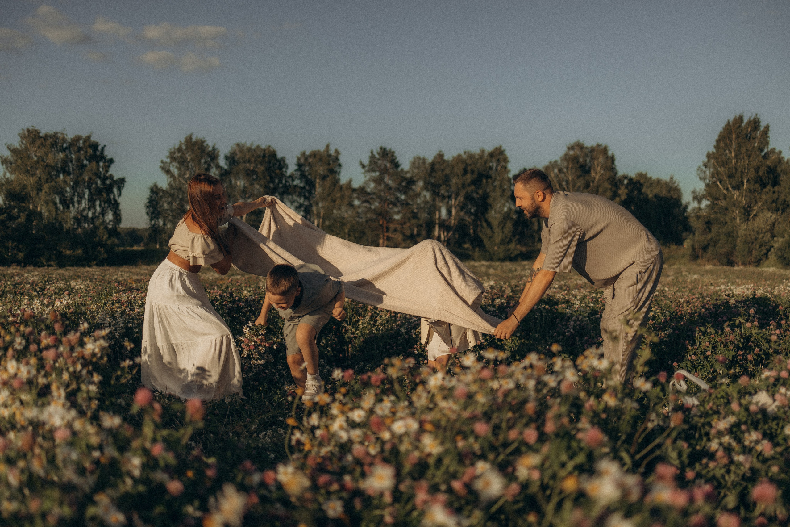 Семейная в ромашках. Эльвира Галимьянова — семейный фотограф Екатеринбурга